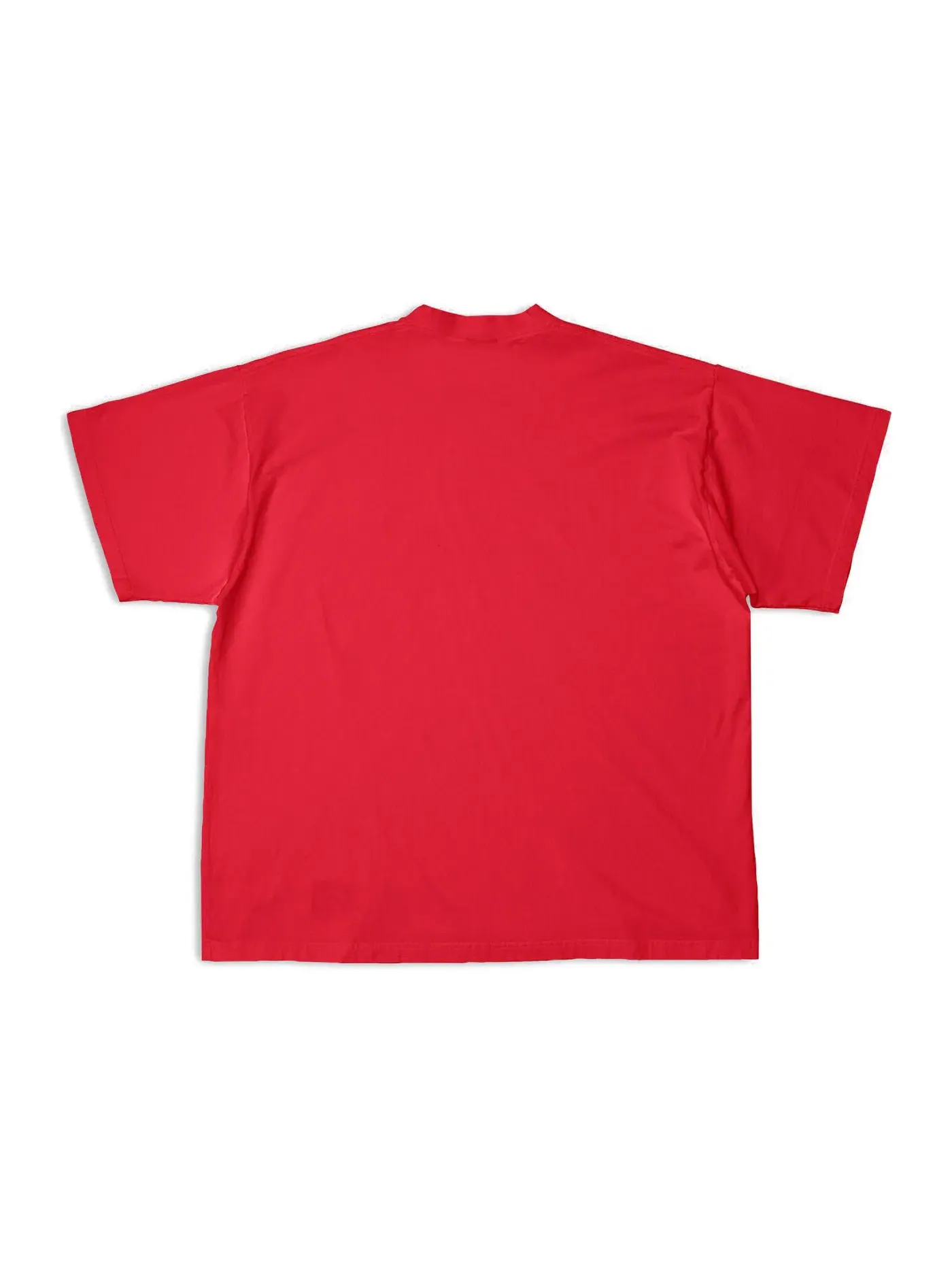 Мужская футболка оверсайз Balenciaga T-Shirt — изображение 2 из 2, красный