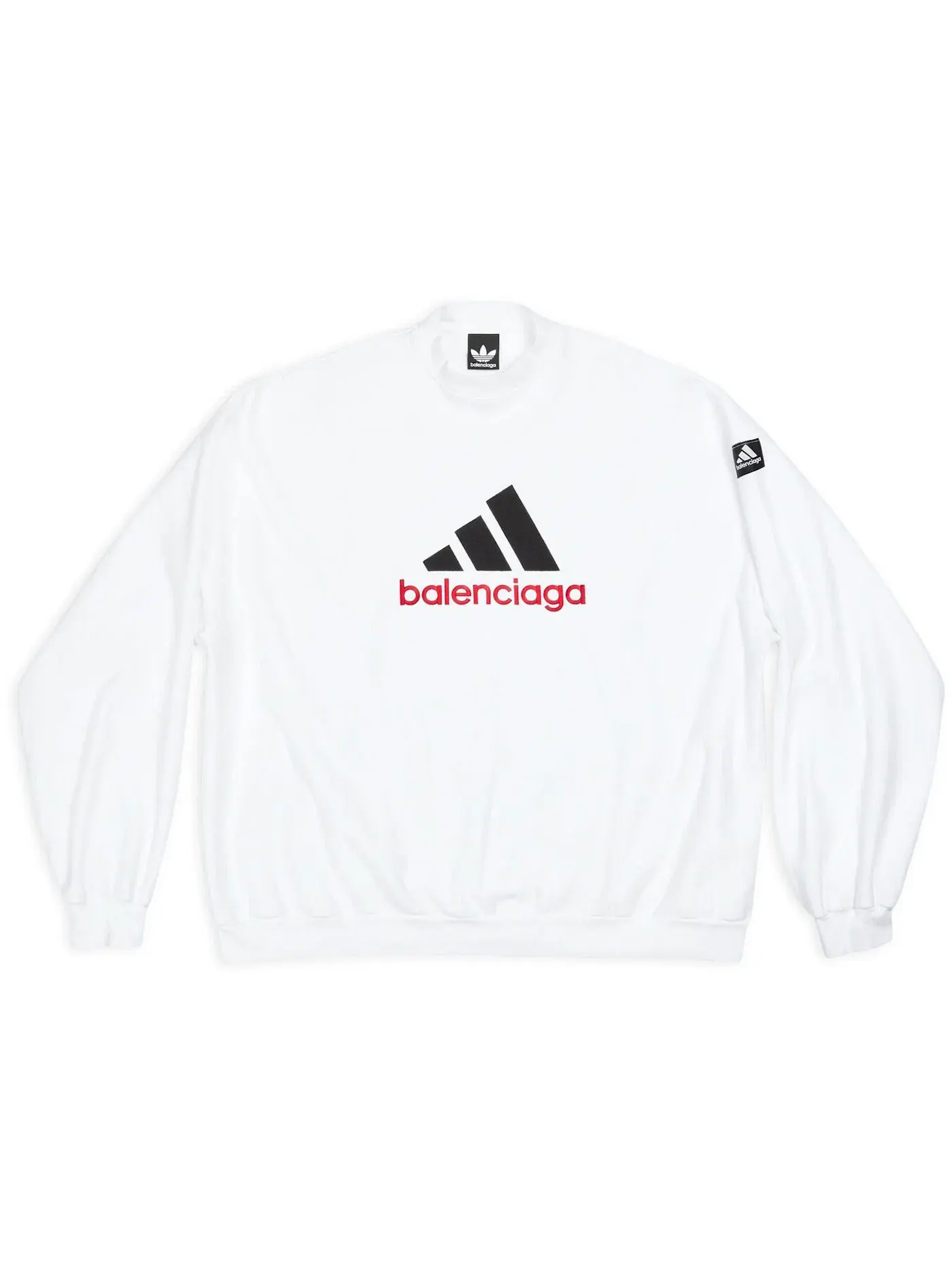Мужской оверсайз-свитшот Oversized Balenciaga — изображение 1 из 1, белый