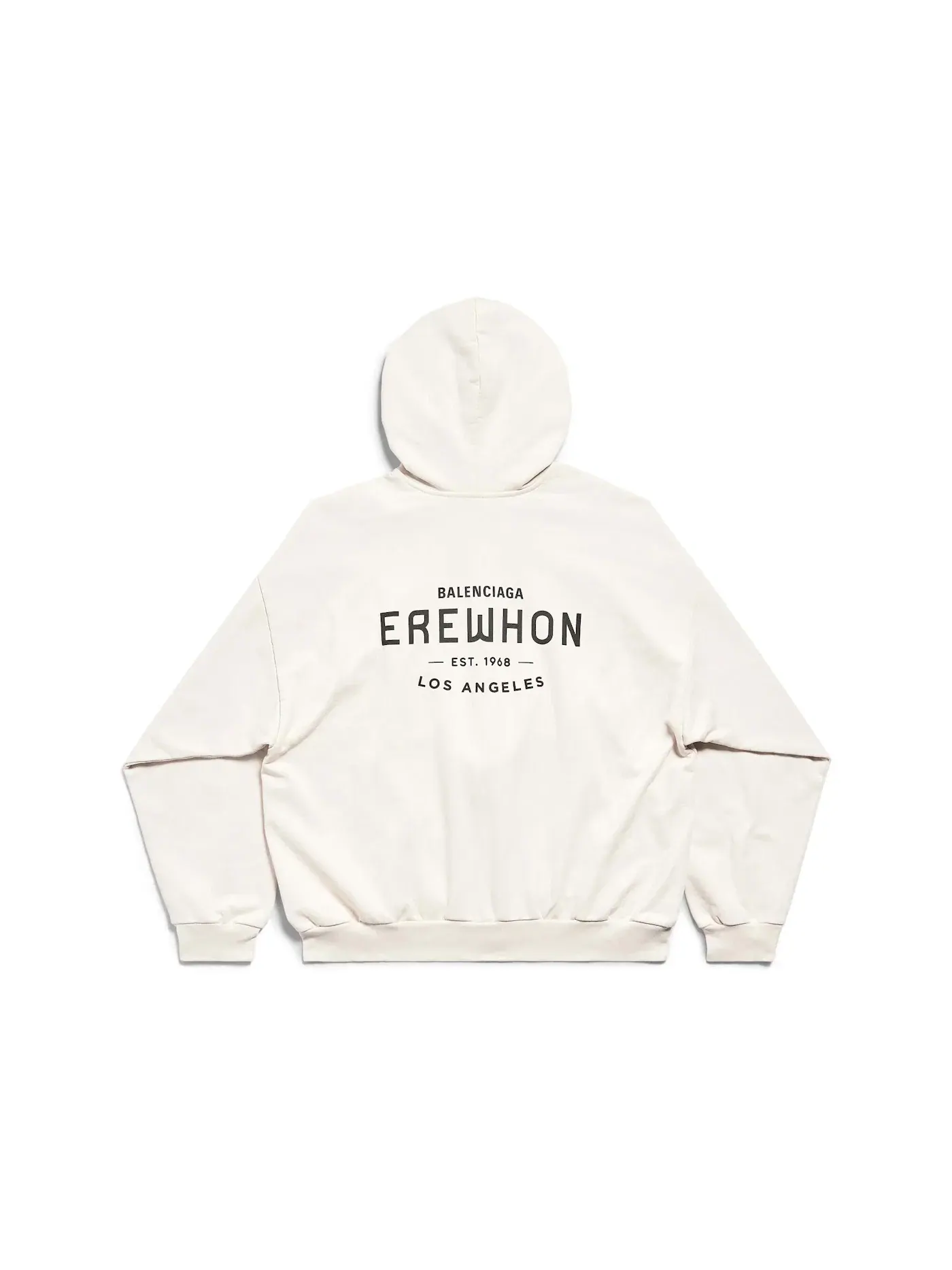 Унисекс худи Balenciaga x Erewhon Los Angeles — изображение 2 из 2, бежевый/черный