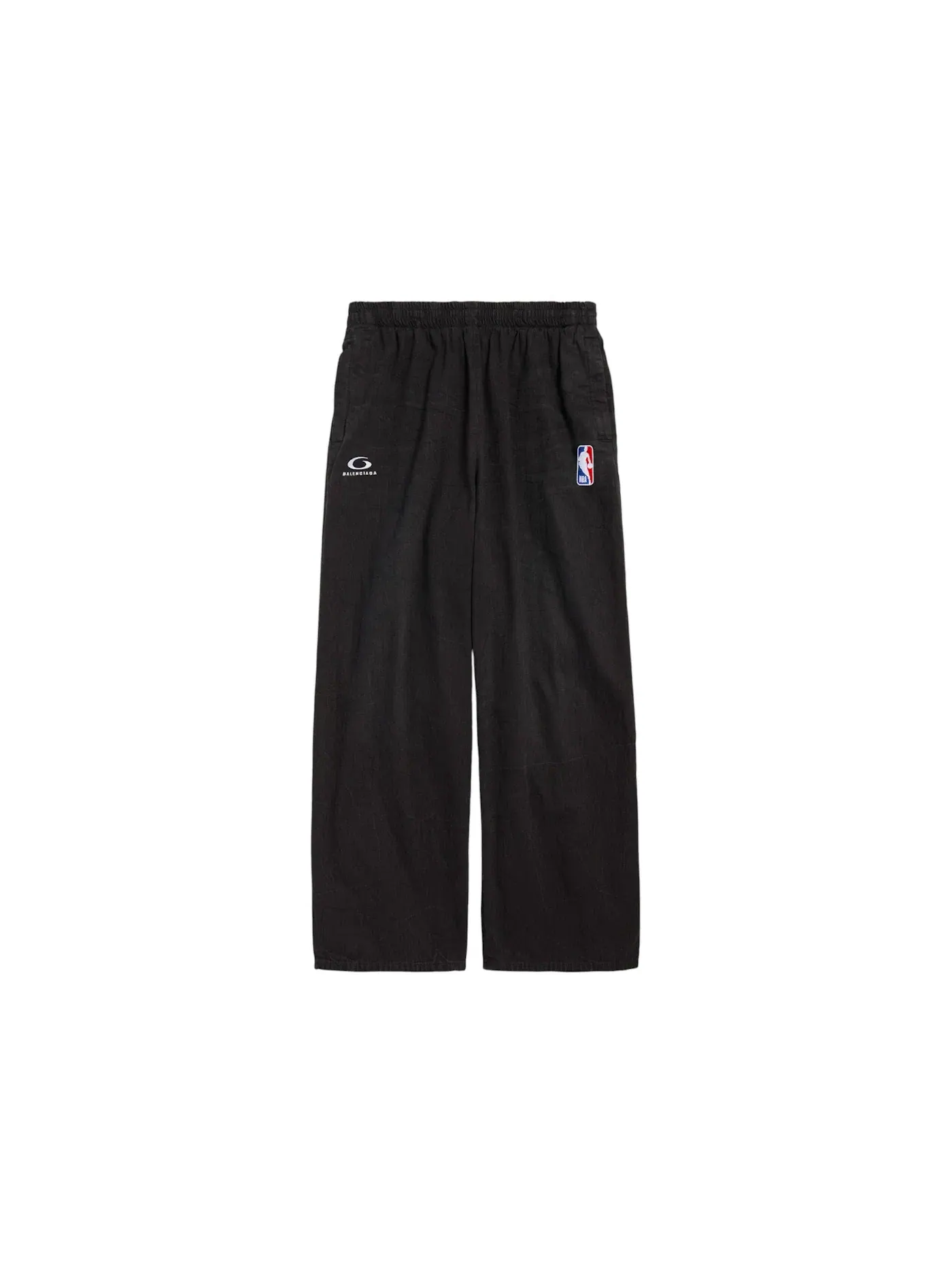 Мужские брюки с принтом Balenciaga x NBA Pant — изображение 1 из 1, черный