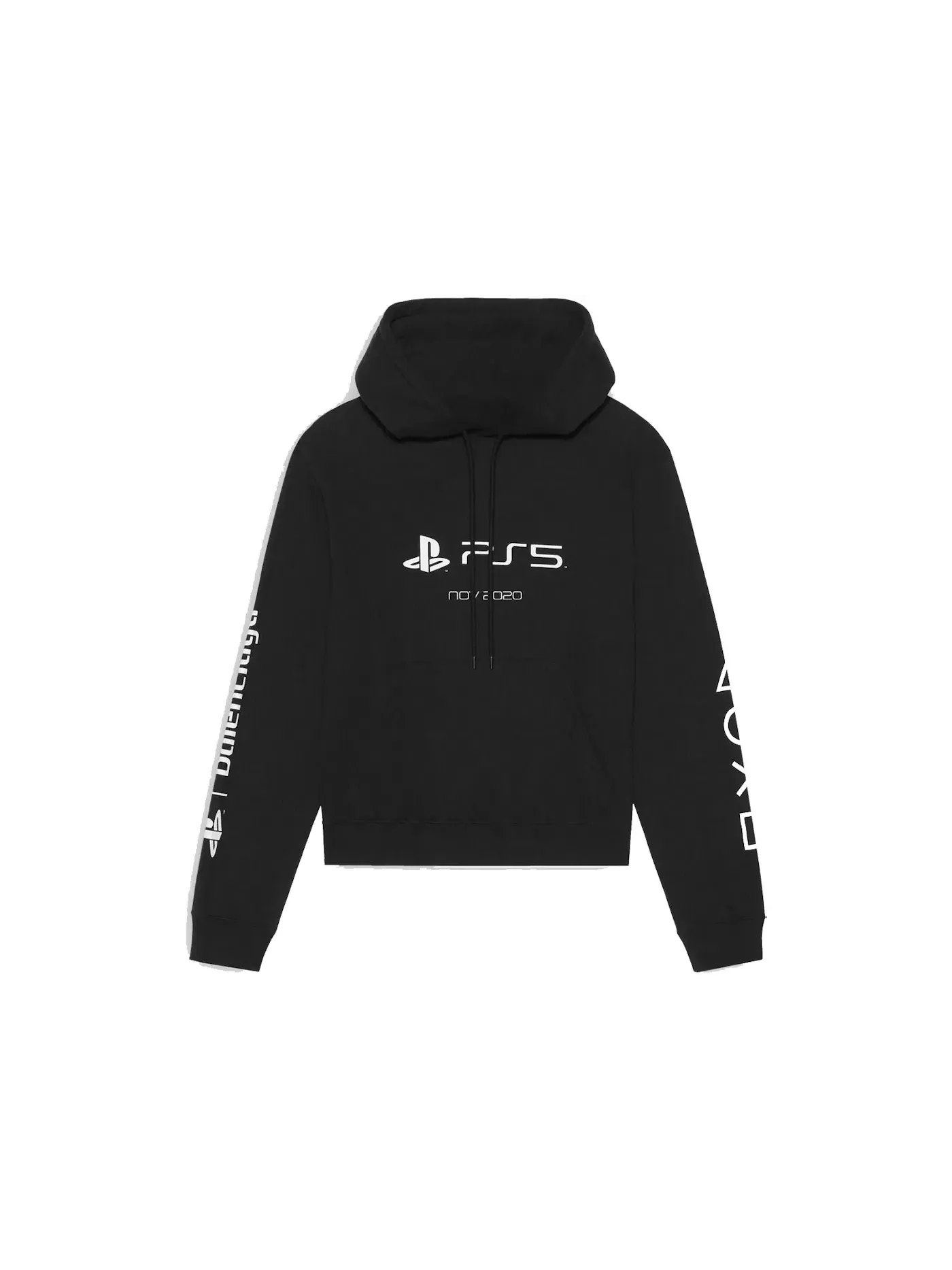Мужской худи с принтом Hoodie Balenciaga — изображение 1 из 2, черный