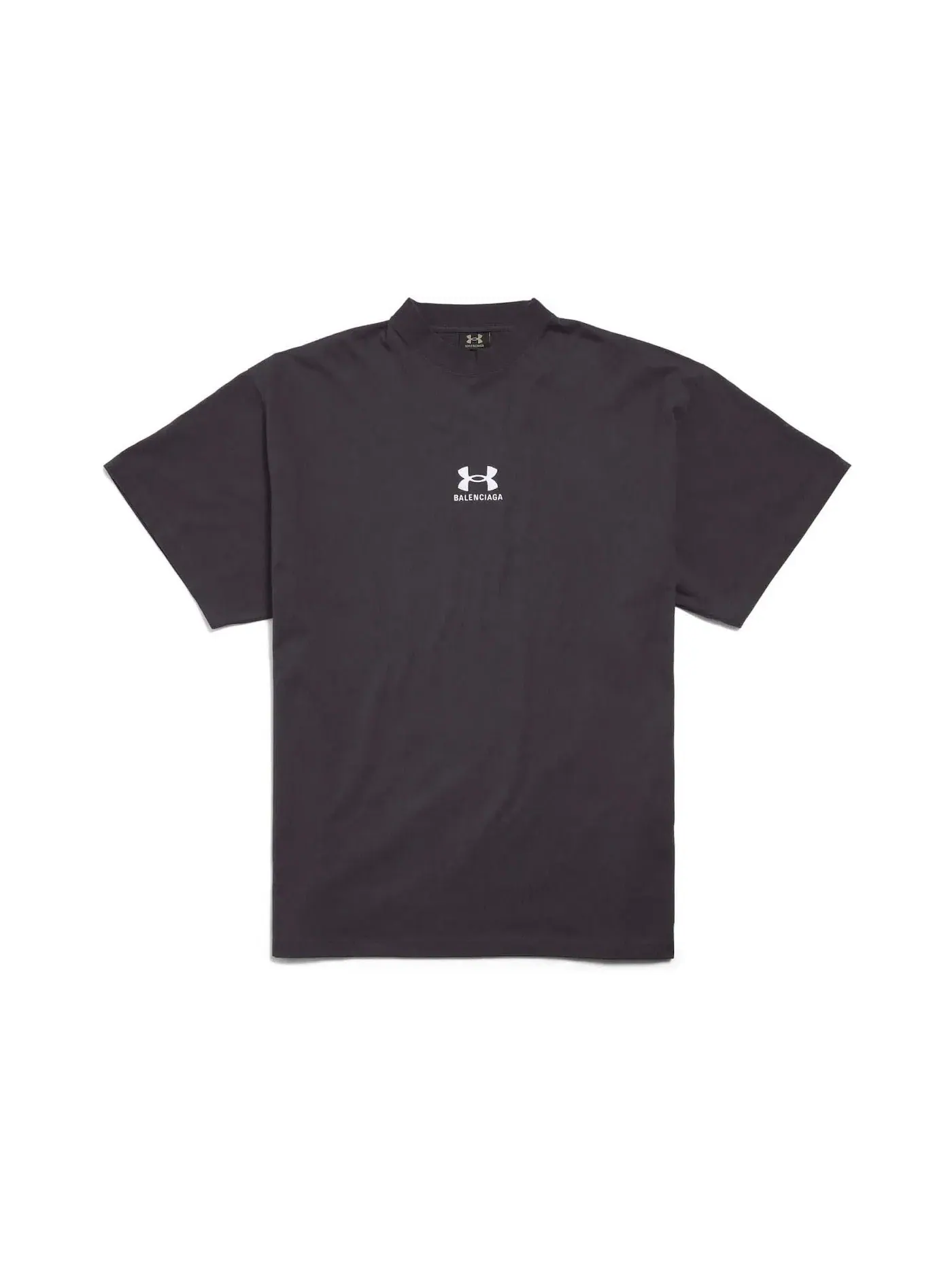 Унисекс футболка оверсайз Balenciaga x Under Armour T-shirt Oversized Fit — изображение 1 из 2, черный/белый