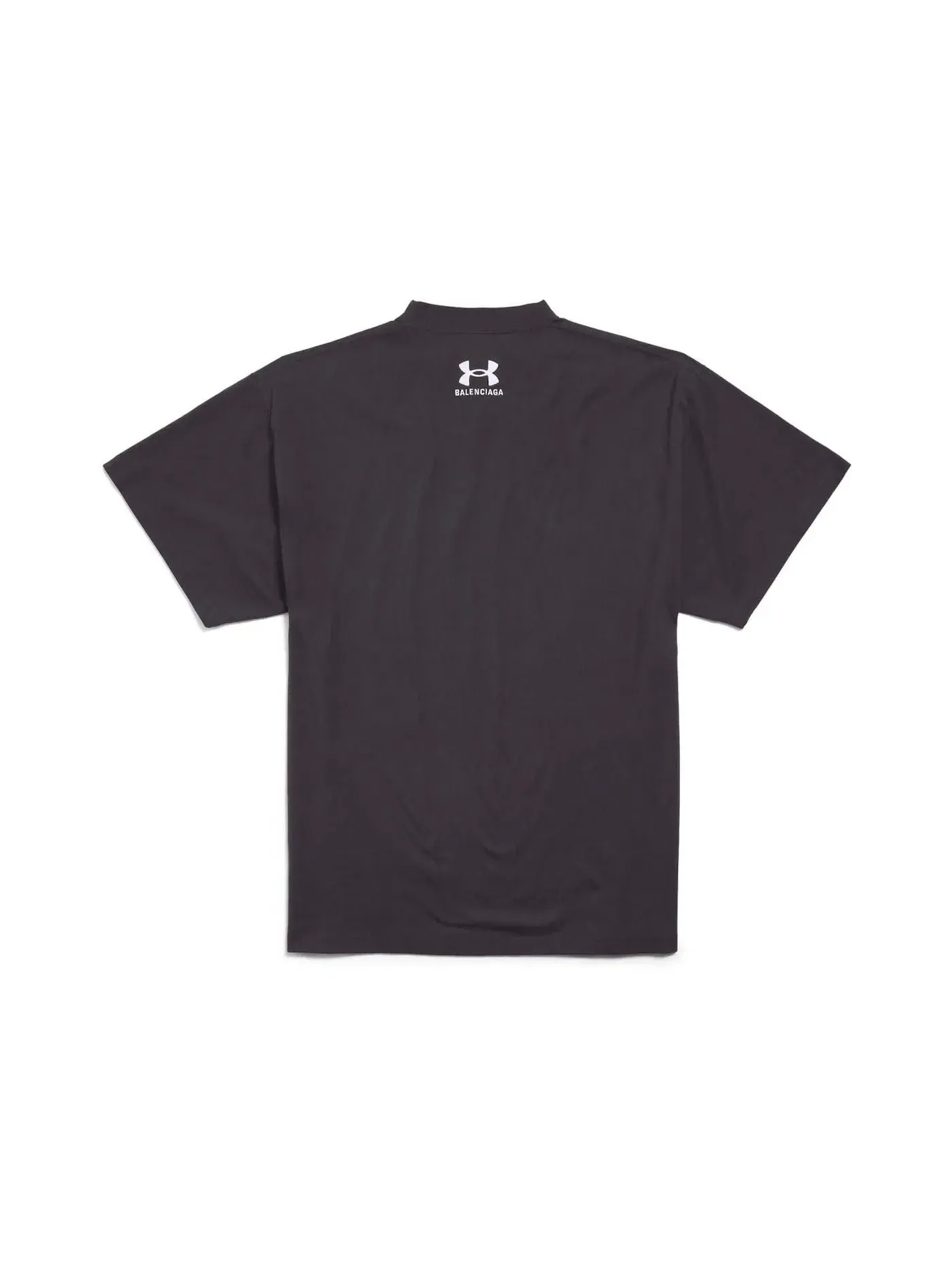Унисекс футболка оверсайз Balenciaga x Under Armour T-shirt Oversized Fit — изображение 2 из 2, черный/белый