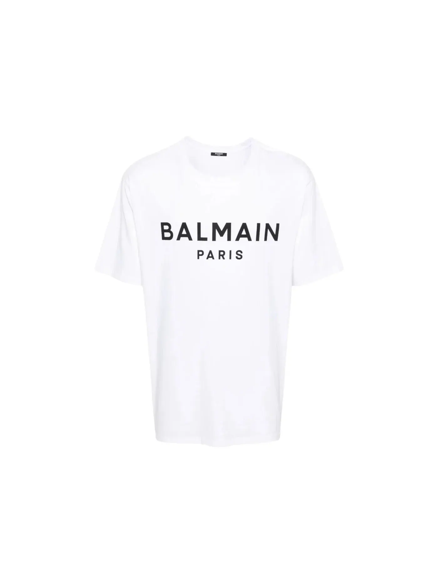 Мужская футболка с принтом Balmain — изображение 1 из 1, белый