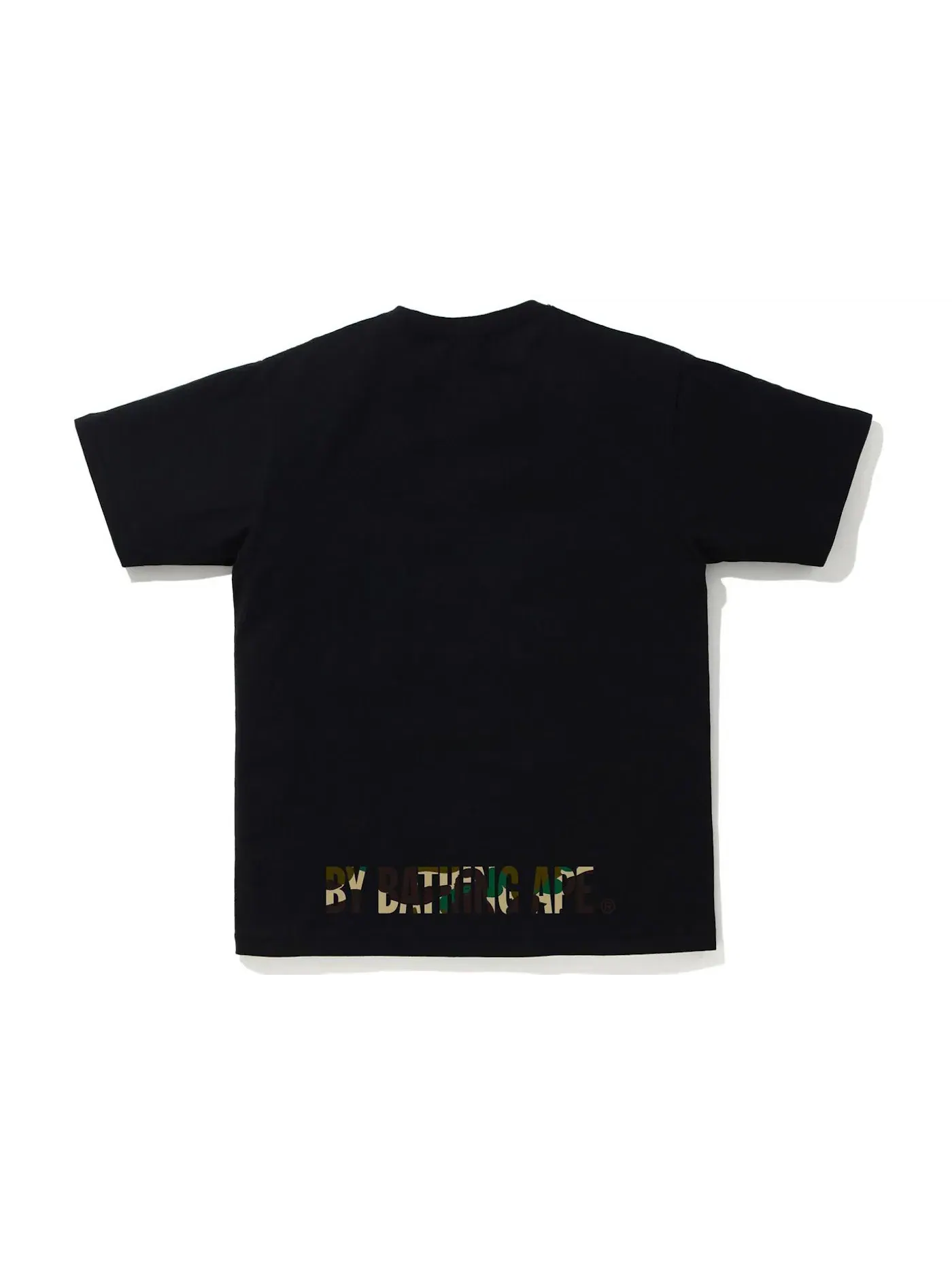 Мужская футболка с камуфляжным принтом BAPE 1st Camo Ape Face Tee BAPE — изображение 2 из 2, черный/желтый