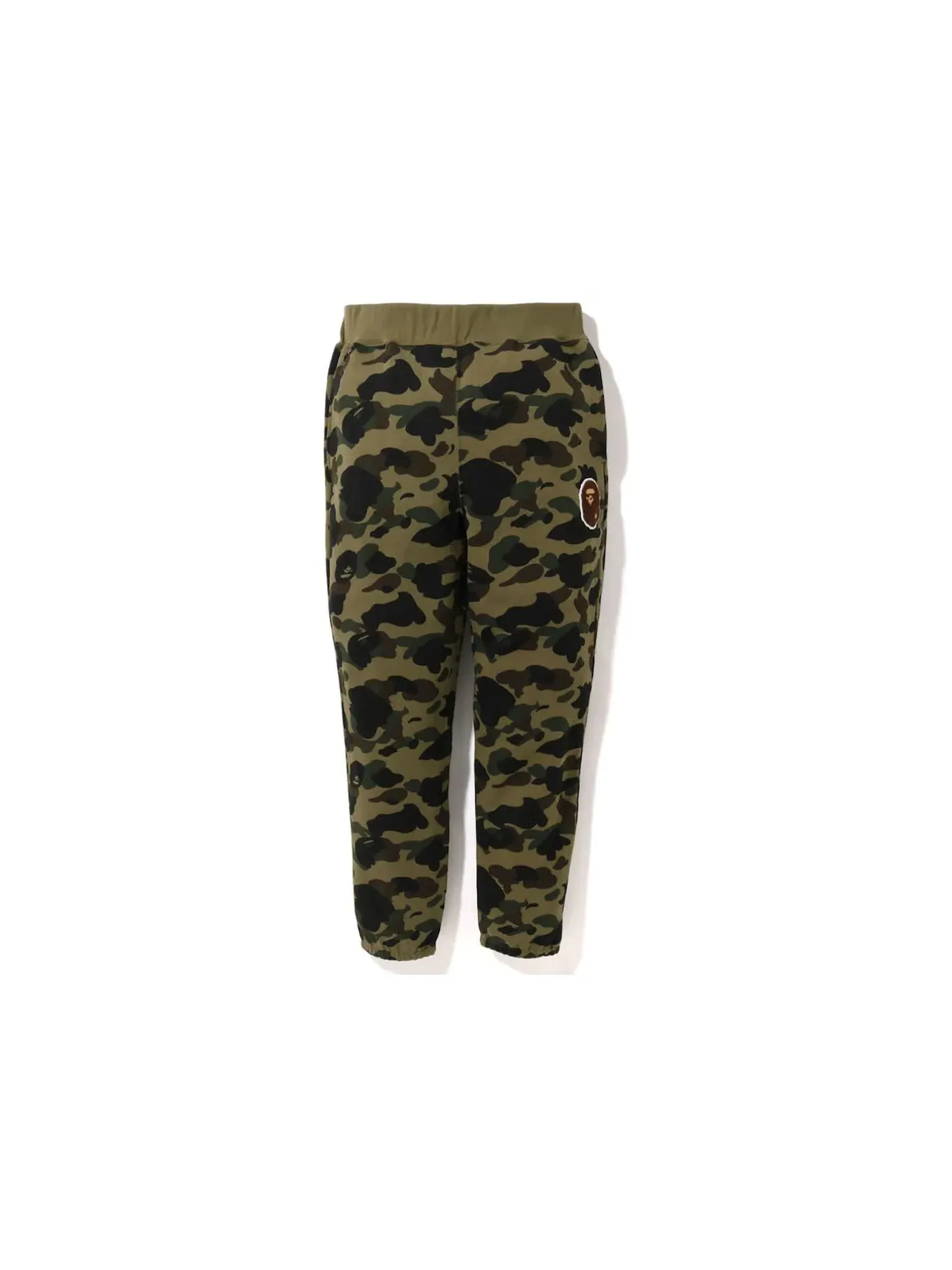 Мужские спортивные штаны с принтом Camo Ape Head BAPE — изображение 1 из 2, зеленый