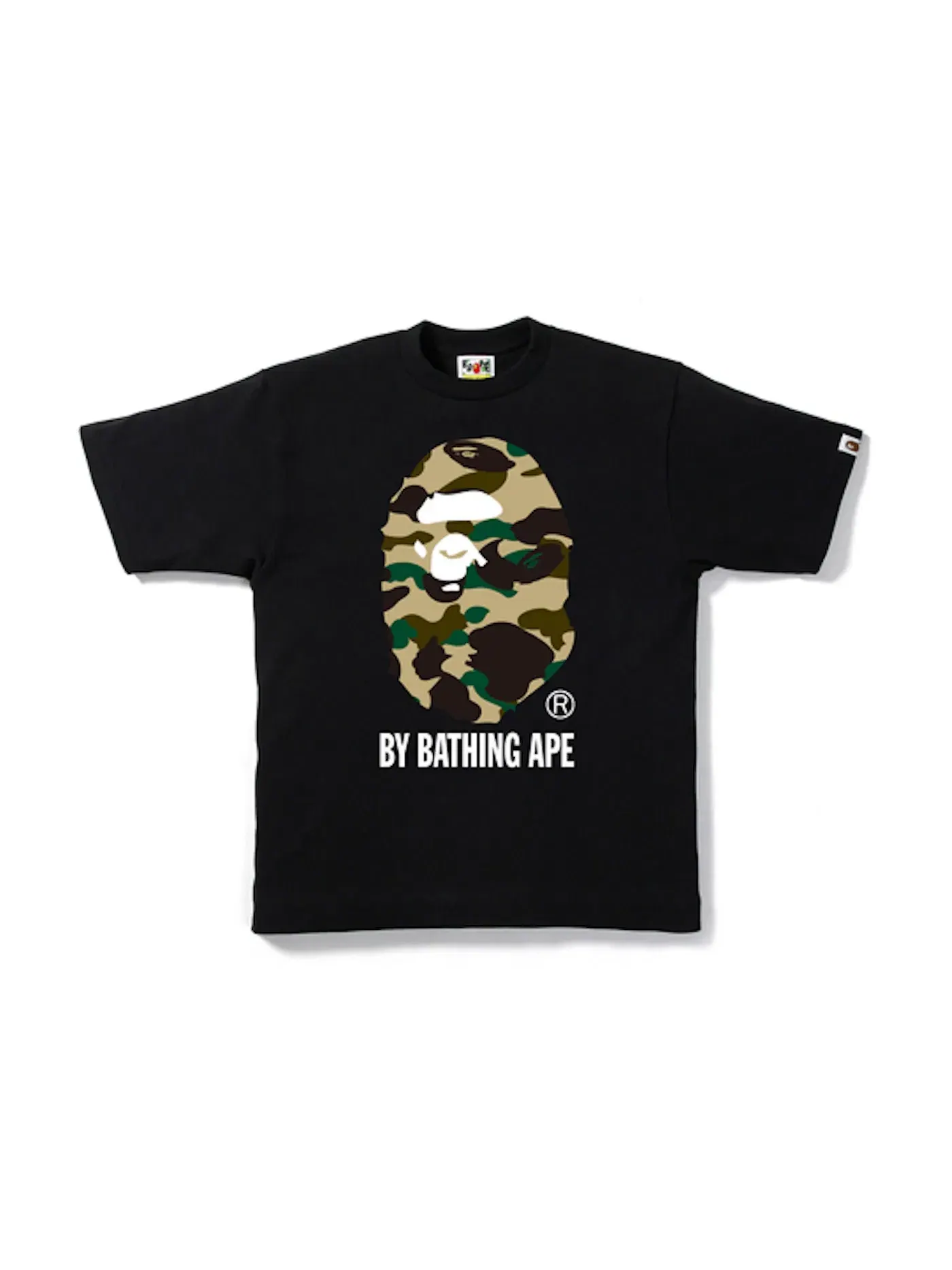 Мужская футболка с камуфляжным принтом BAPE Tee — изображение 1 из 1, черный