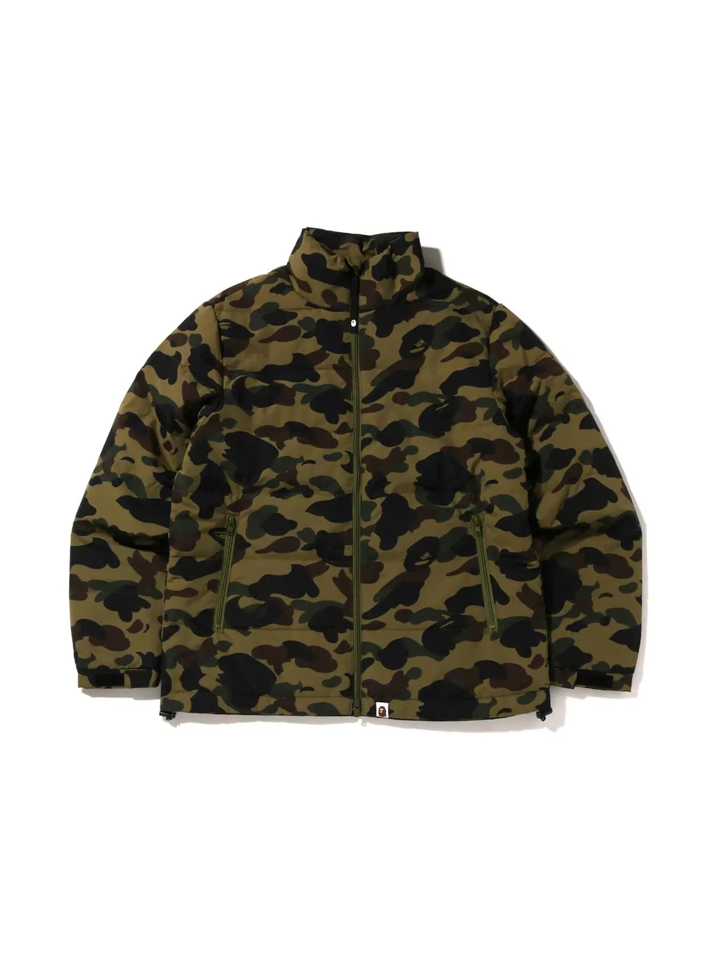 Мужская куртка с камуфляжным принтом BAPE — изображение 1 из 2, зеленый