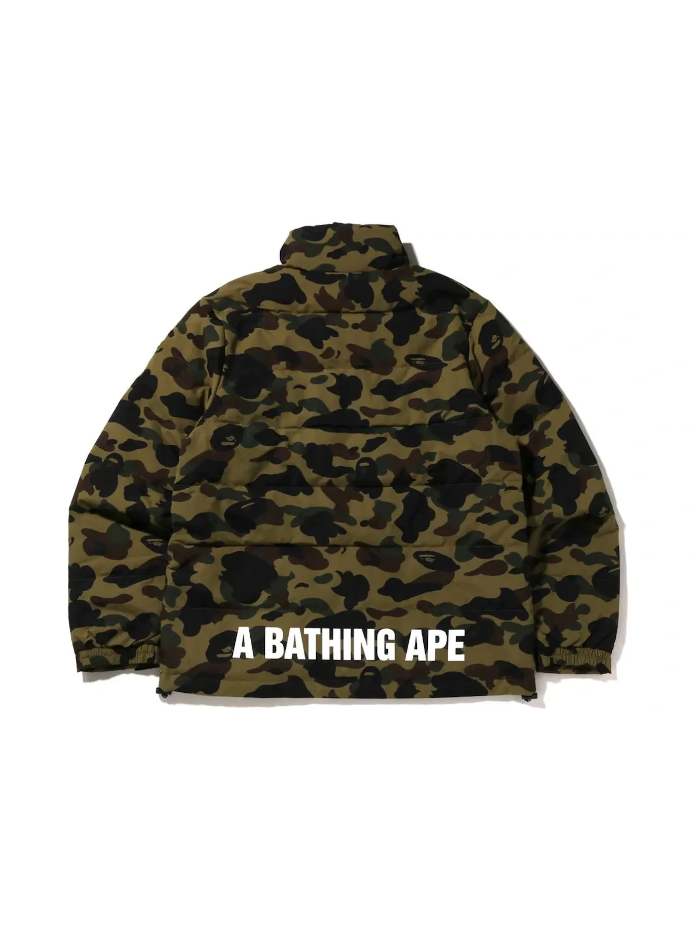 Мужская куртка с камуфляжным принтом BAPE — изображение 2 из 2, зеленый