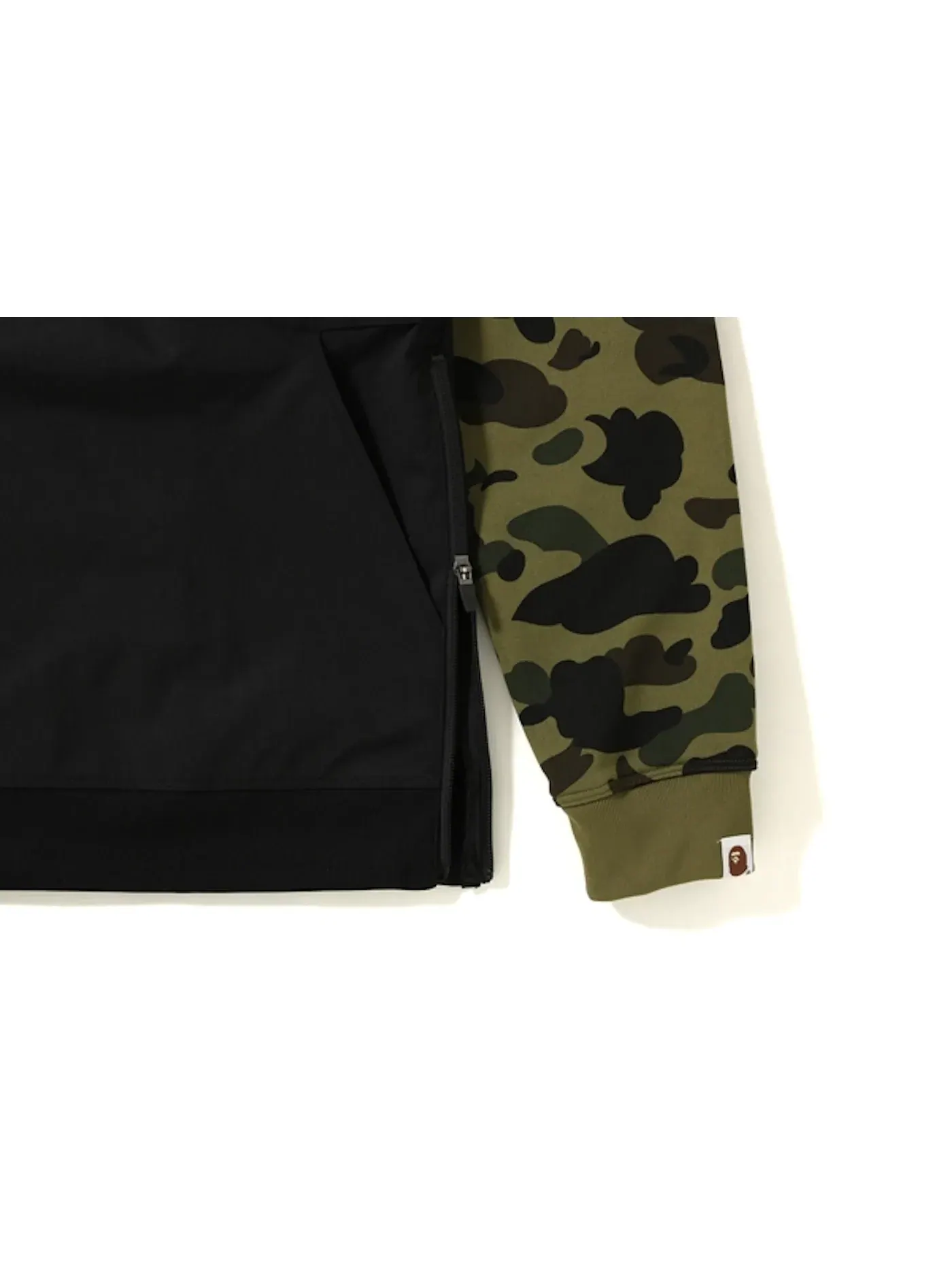 Мужской пуловер с капюшоном с принтом 1st Camo BAPE — изображение 2 из 3, зеленый