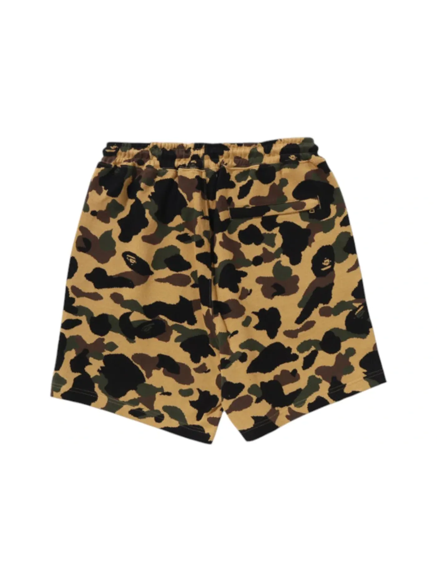 Мужские шорты свободного кроя с камуфляжным принтом BAPE — изображение 2 из 2, желтый