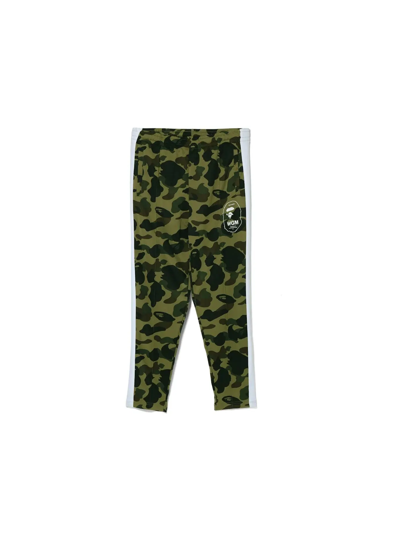Мужские спортивные штаны с камуфляжным принтом Pants BAPE — изображение 1 из 1, зеленый