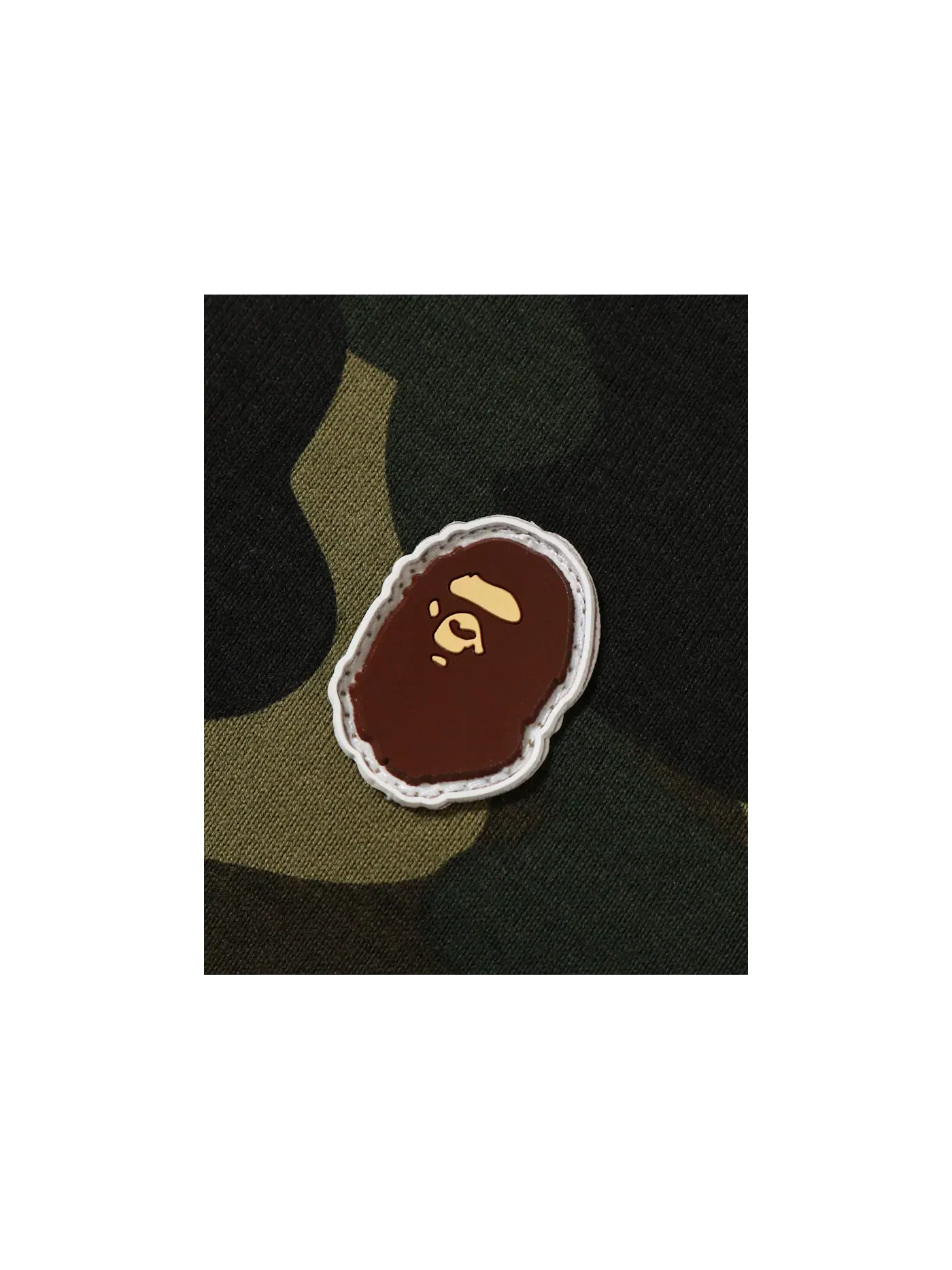 Мужской топ-майка с камуфляжным принтом Tank Top BAPE — изображение 2 из 2, зеленый