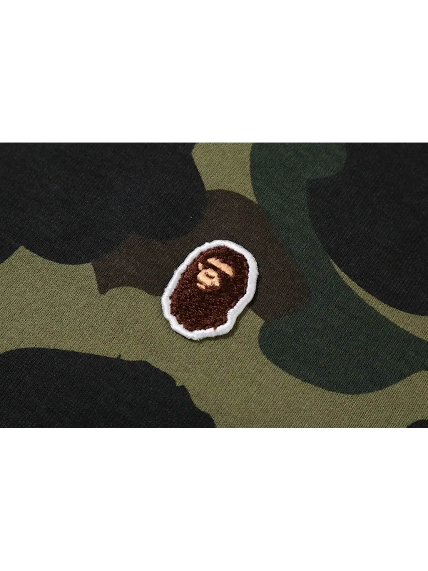 Мужская футболка с камуфляжным принтом Tee BAPE — изображение 2 из 2, зеленый
