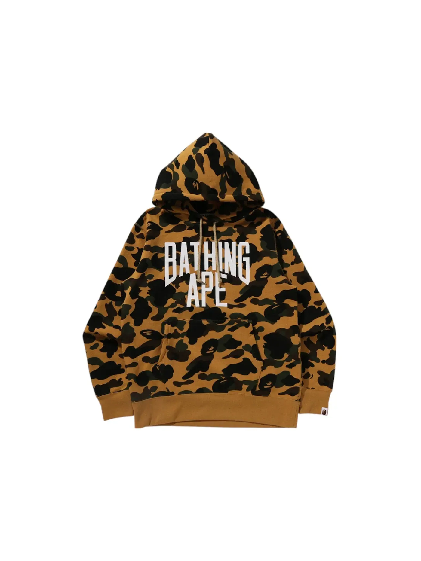 Мужской худи с принтом BAPE 1st Camo Pullover Hoodie BAPE — изображение 1 из 1, желтый