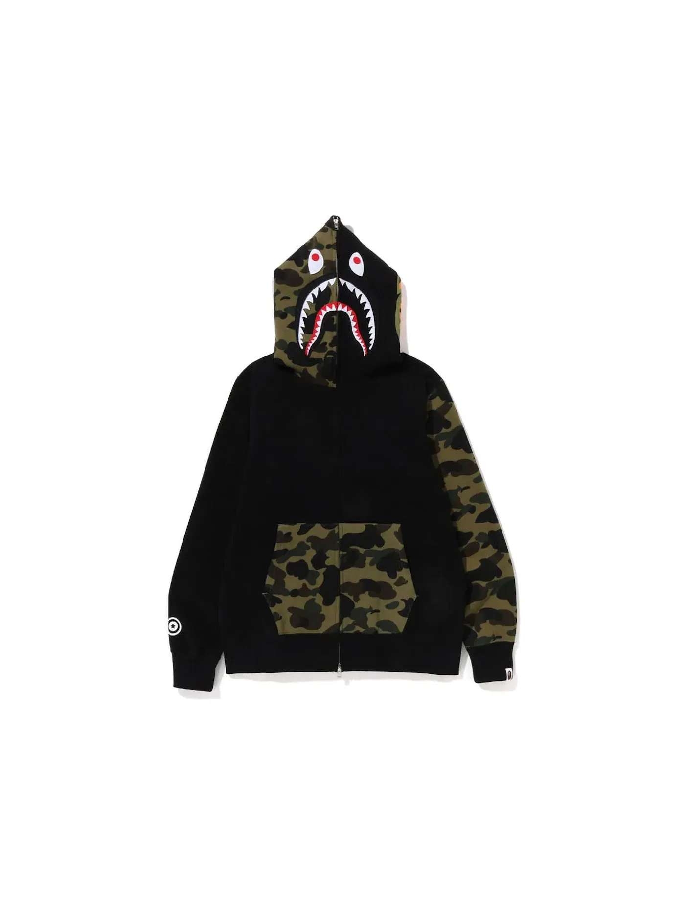Мужская худи с капюшоном с принтом Hoodie SS23 BAPE — изображение 1 из 2, черный