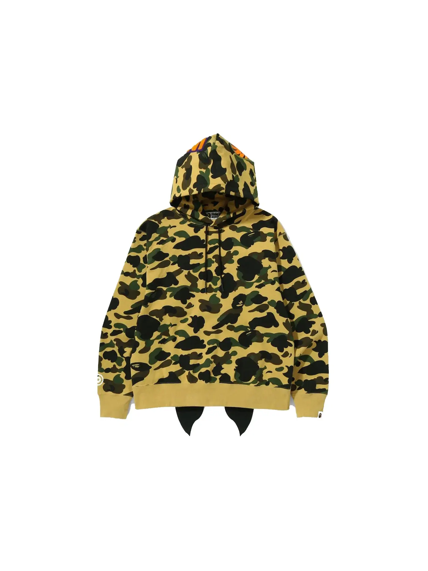 Мужской худи свободного кроя с камуфляжным принтом BAPE 1st Camo Shark Relaxed Fit Pullover Hoodie — изображение 1 из 2