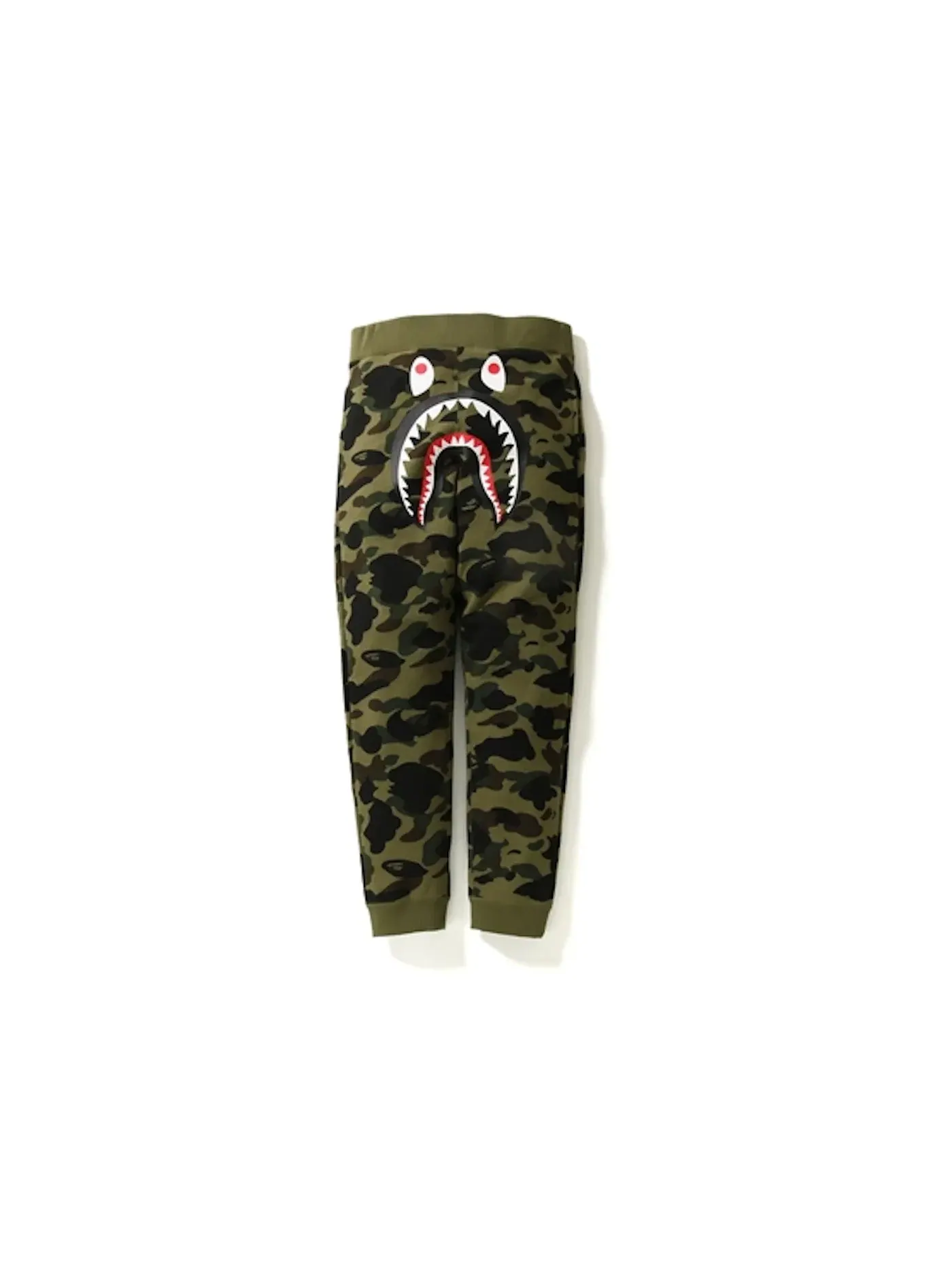Мужские спортивные штаны с принтом BAPE 1st Camo Shark Slim — изображение 1 из 1, зеленый