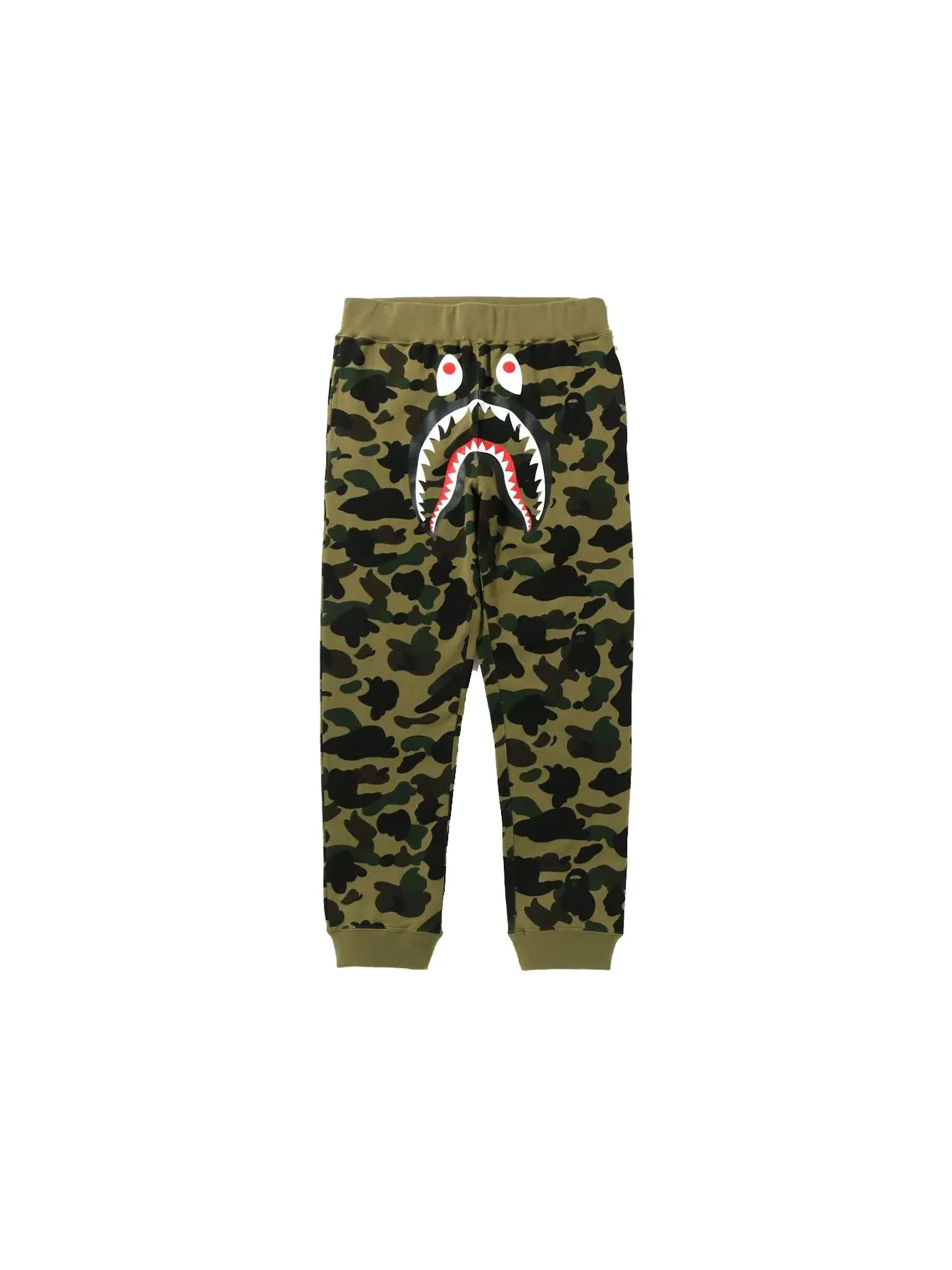 Мужские спортивные штаны с принтом BAPE 1st Camo Shark Slim Sweat Pants (SS22) BAPE — изображение 1 из 2, зеленый