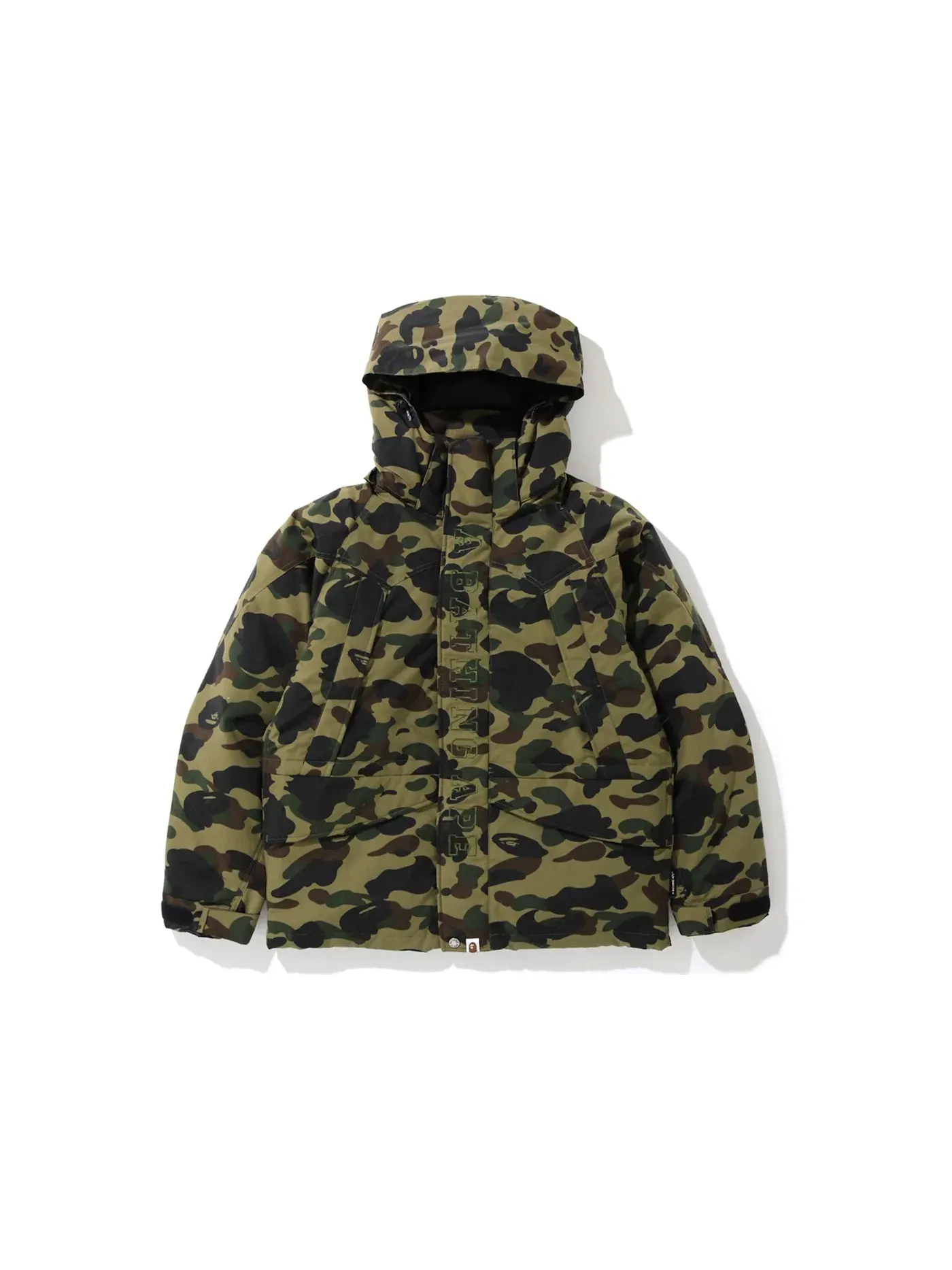 Мужская куртка с камуфляжным принтом BAPE — изображение 1 из 3, зеленый