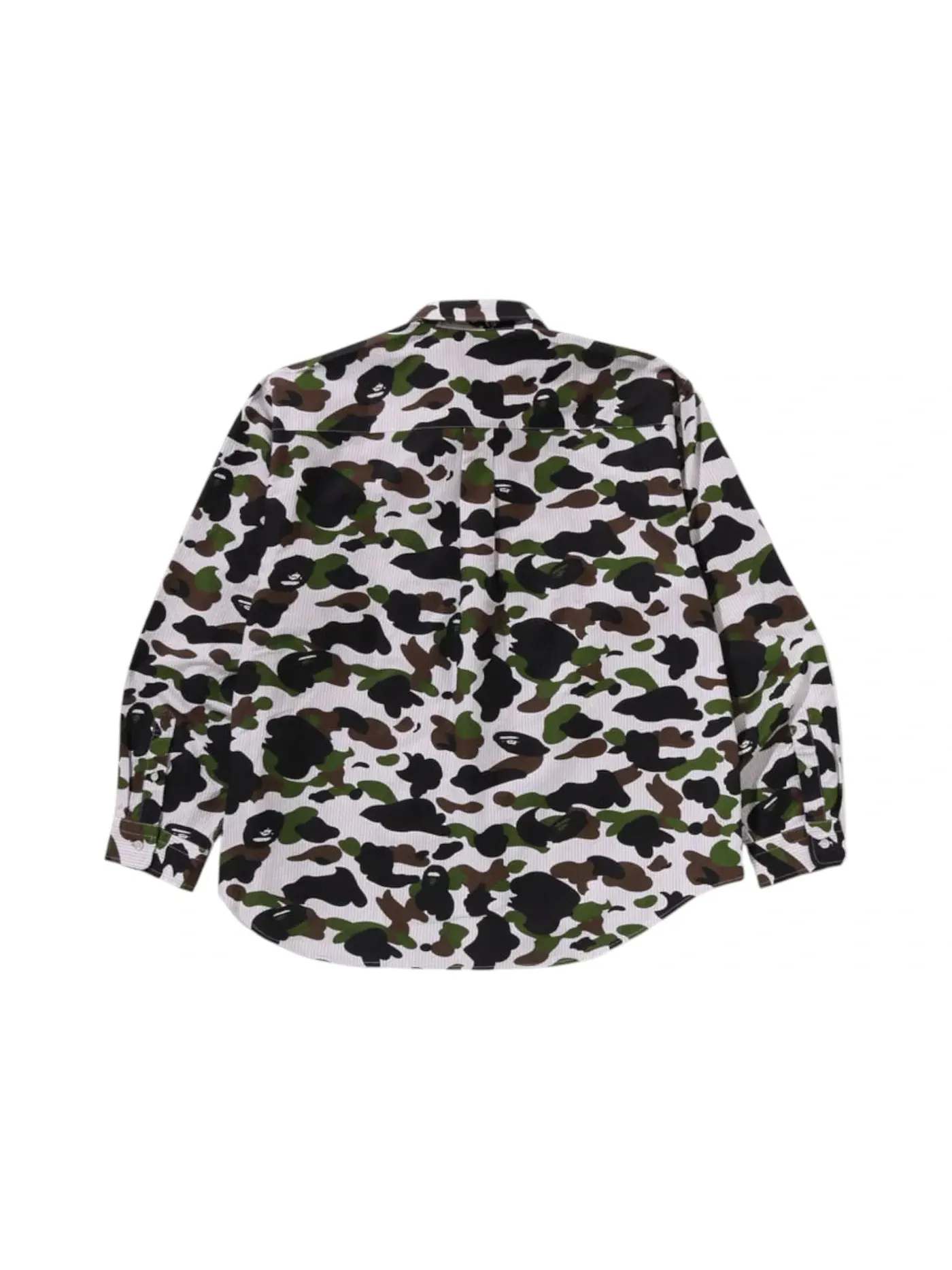 Мужская футболка с длинным рукавом с камуфляжным принтом BAPE — изображение 2 из 2, мульти