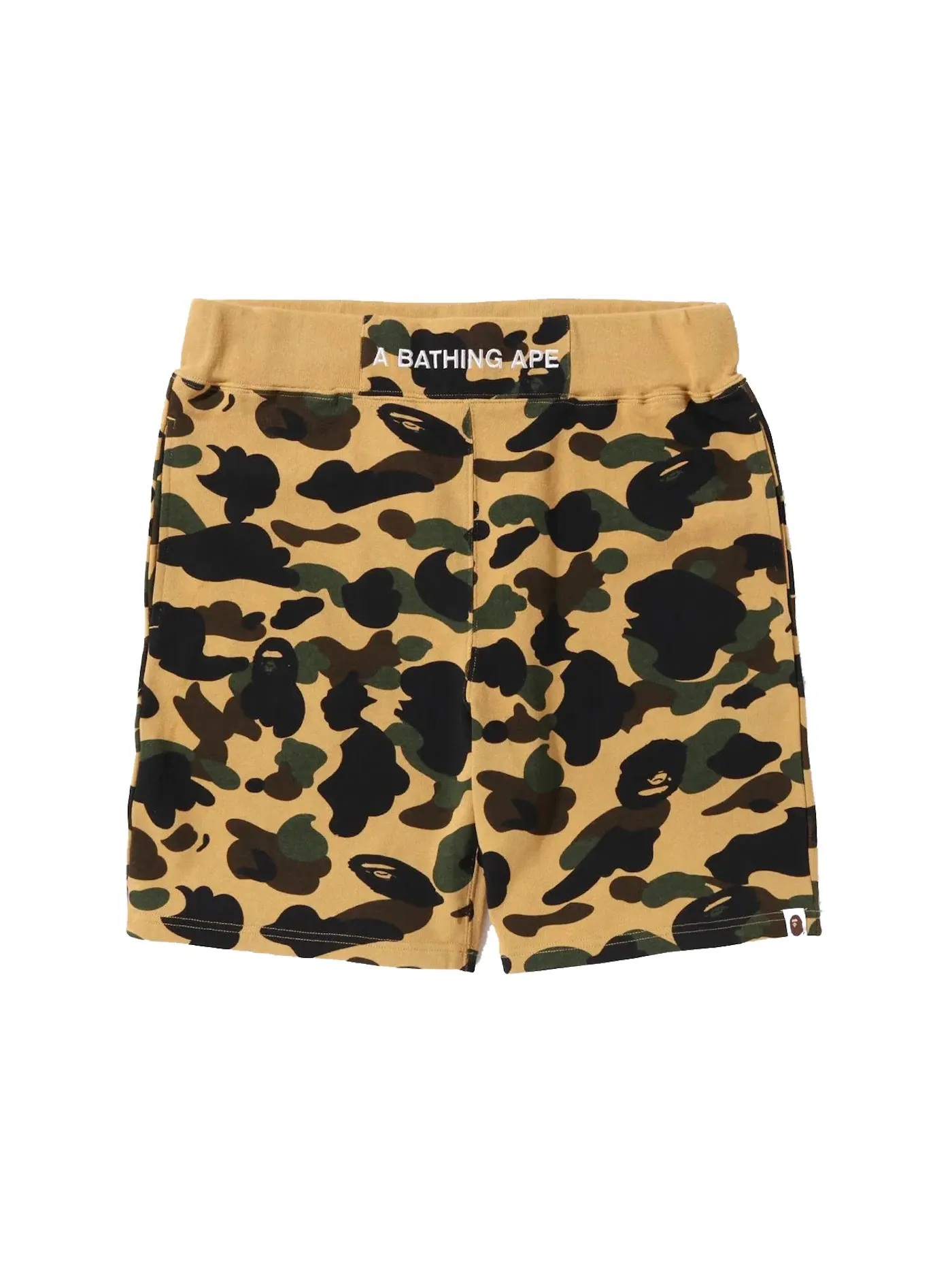 Мужские шорты с принтом Shorts (SS22) BAPE — изображение 1 из 3, желтый