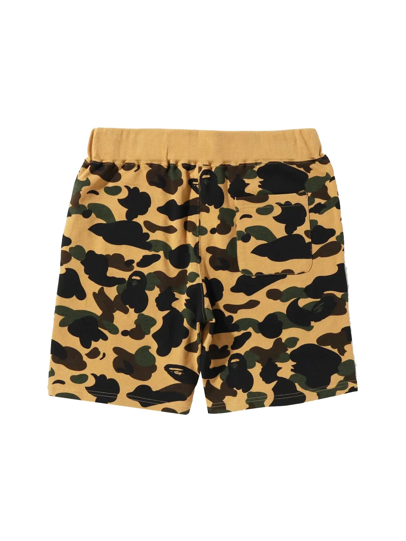 Мужские шорты с принтом Shorts (SS22) BAPE — изображение 2 из 3, желтый