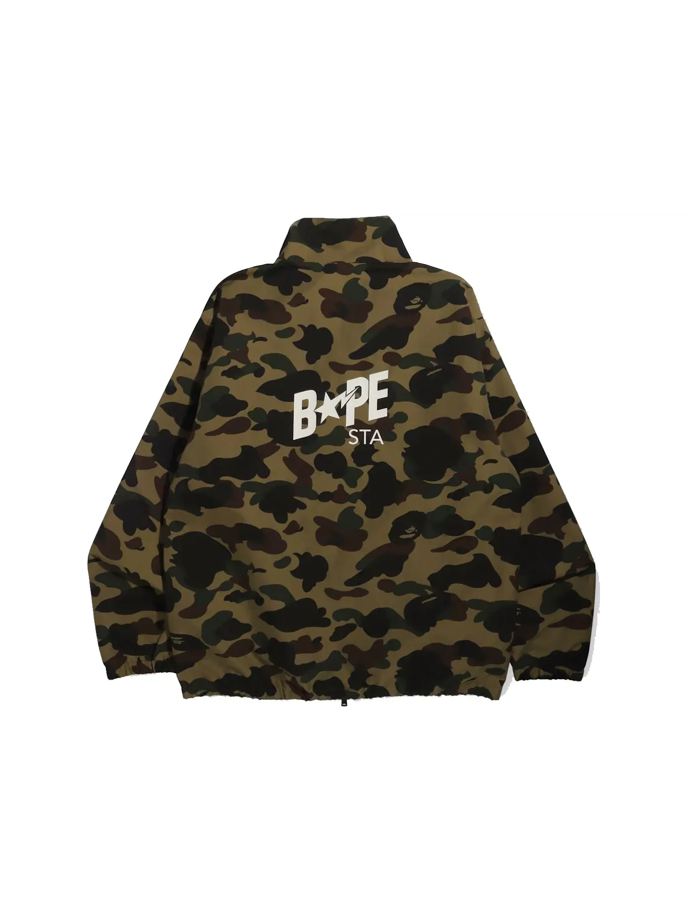 Мужская куртка с камуфляжным принтом BAPE — изображение 2 из 2, зеленый