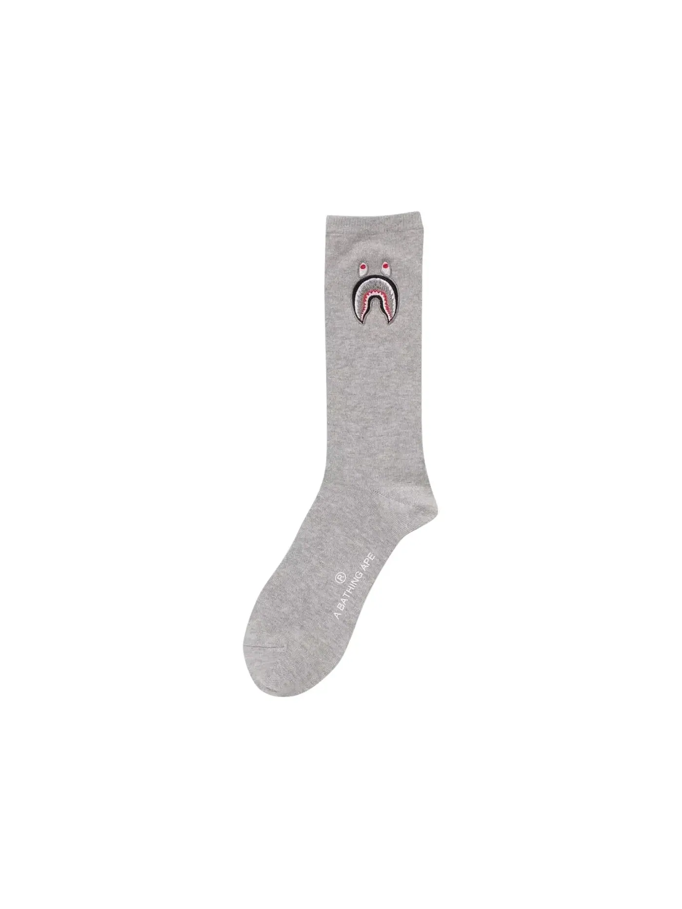 Мужские носки с принтом BAPE 1st Shark Socks — изображение 1 из 1, серый