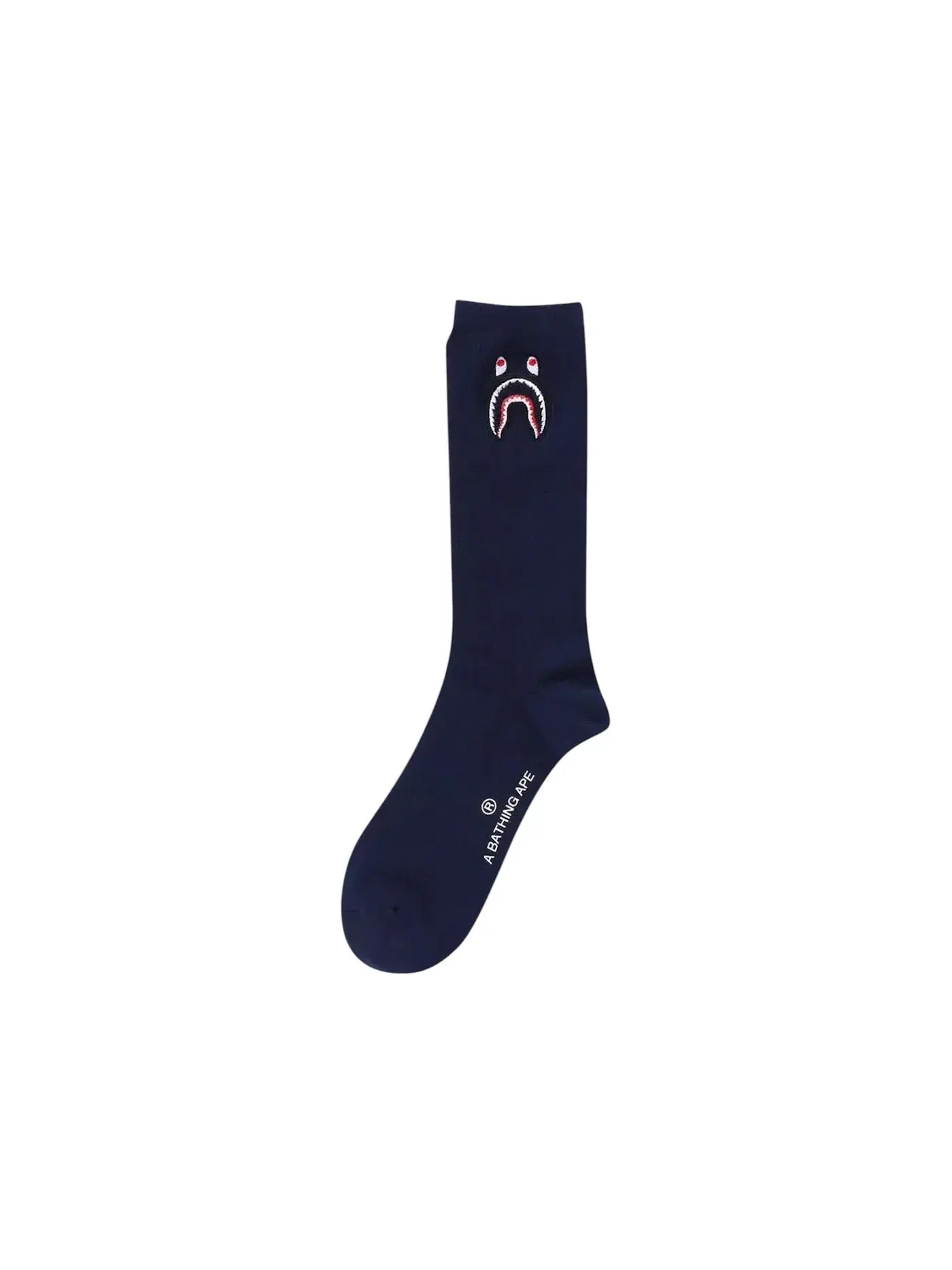 Мужские носки с принтом BAPE 1st Shark Socks BAPE — изображение 1 из 1, темно-синий