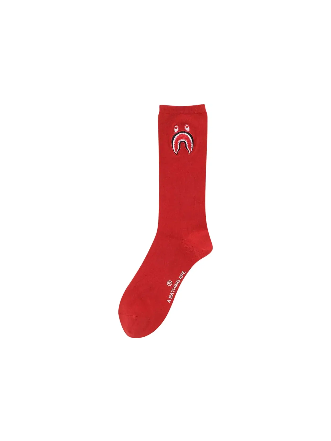 Мужские носки BAPE 1st Shark Socks — изображение 1 из 1, красный