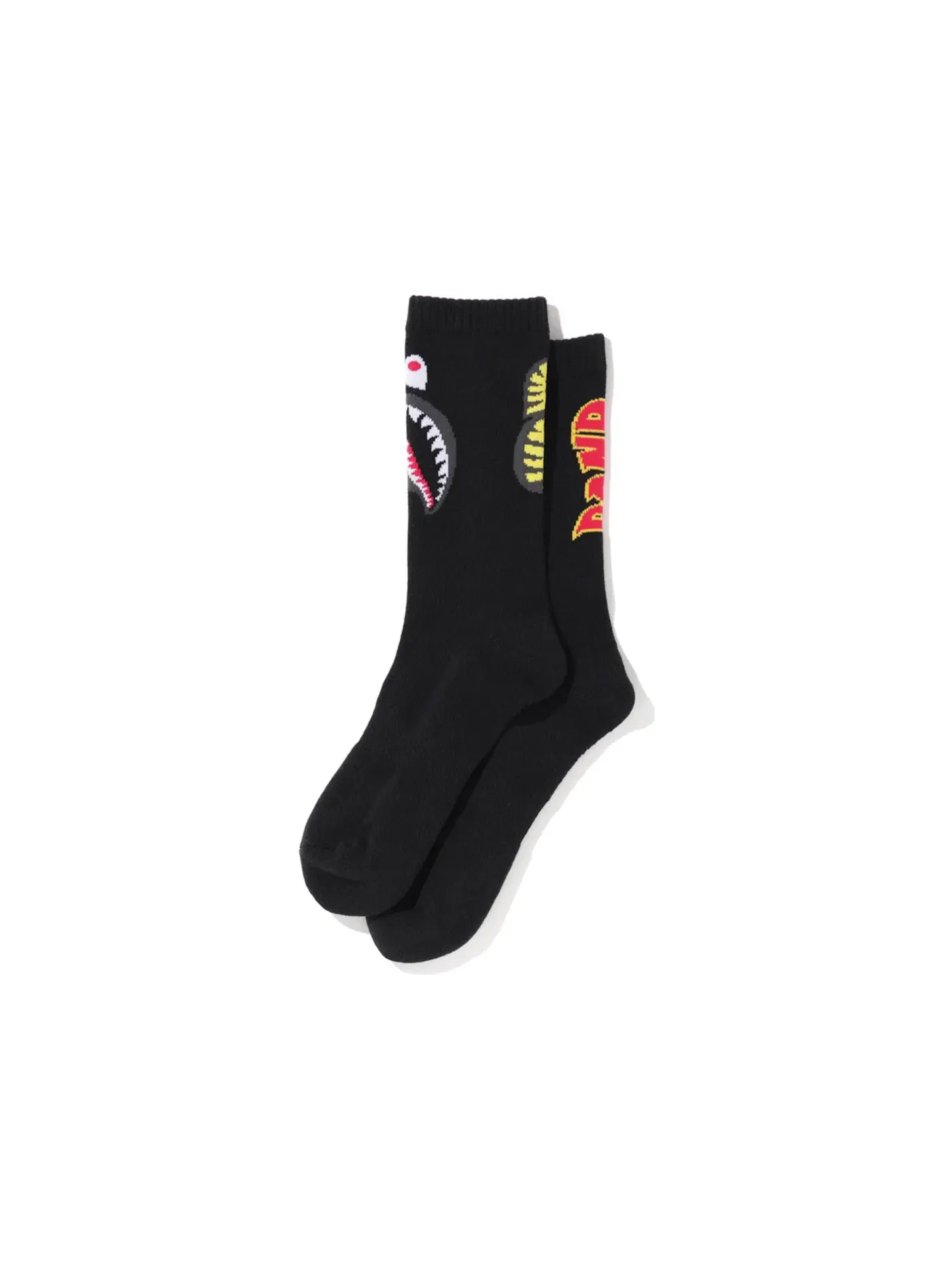 Мужские носки с принтом BAPE 2nd Shark Socks — изображение 1 из 3, черный