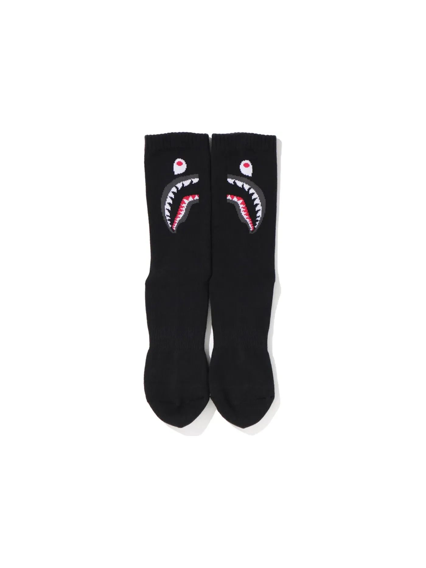 Мужские носки с принтом BAPE 2nd Shark Socks — изображение 2 из 3, черный