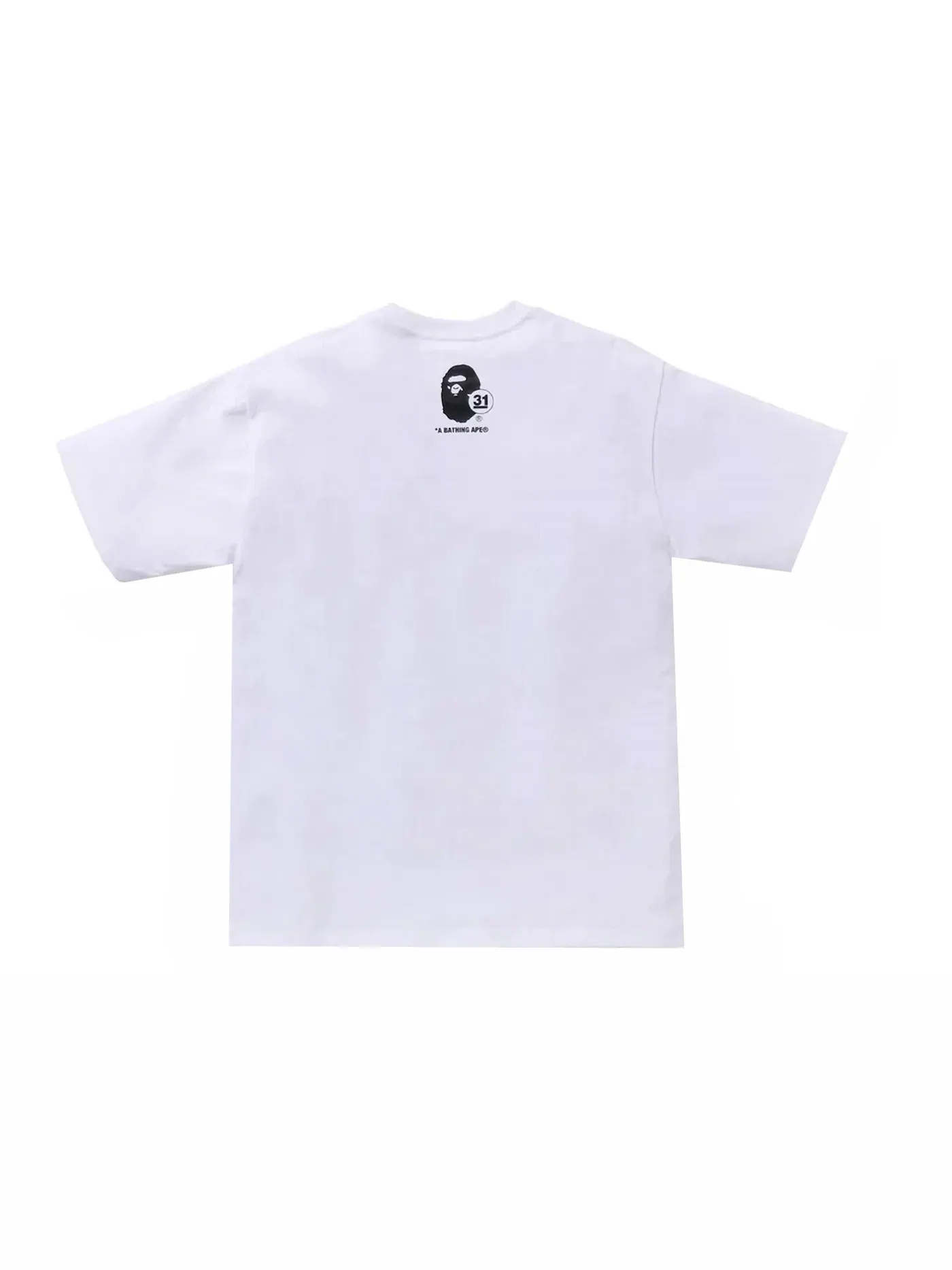 Мужская футболка с принтом ABC Camo BAPE — изображение 2 из 2, белый/синий