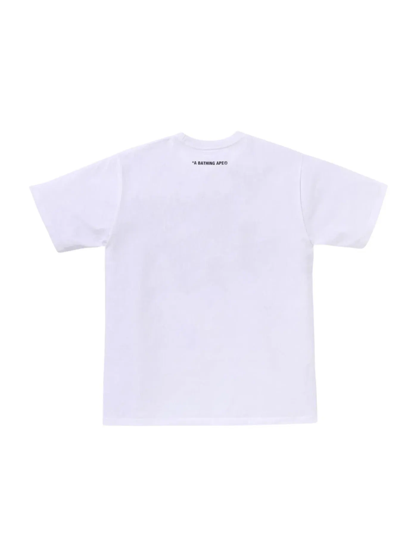 Мужская футболка с принтом BAPE Tee BAPE — изображение 2 из 2, белый/зеленый