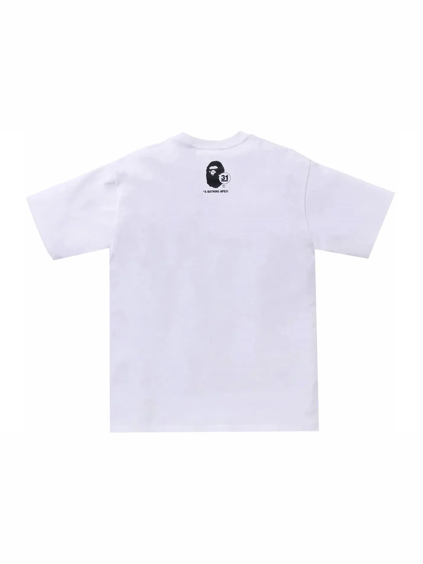 Мужская футболка с принтом BAPE A Bathing Ape 31st Anniversary ABC Camo Tee — изображение 2 из 2, белый/зеленый