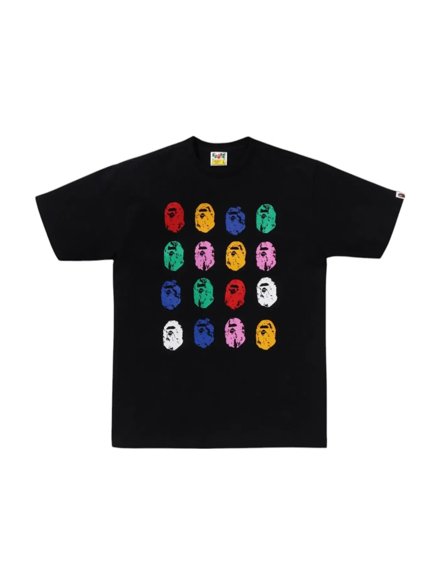Мужская футболка с принтом BAPE A Bathing Ape 32nd Anniversary Ape Head Tee BAPE — изображение 1 из 1, черный