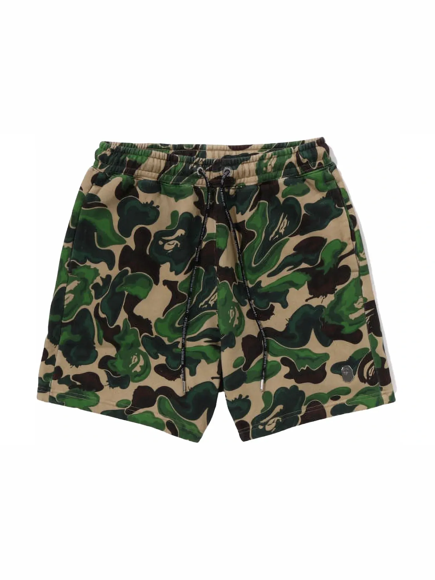Мужские шорты с камуфляжным принтом BAPE Shorts — изображение 1 из 1, зеленый