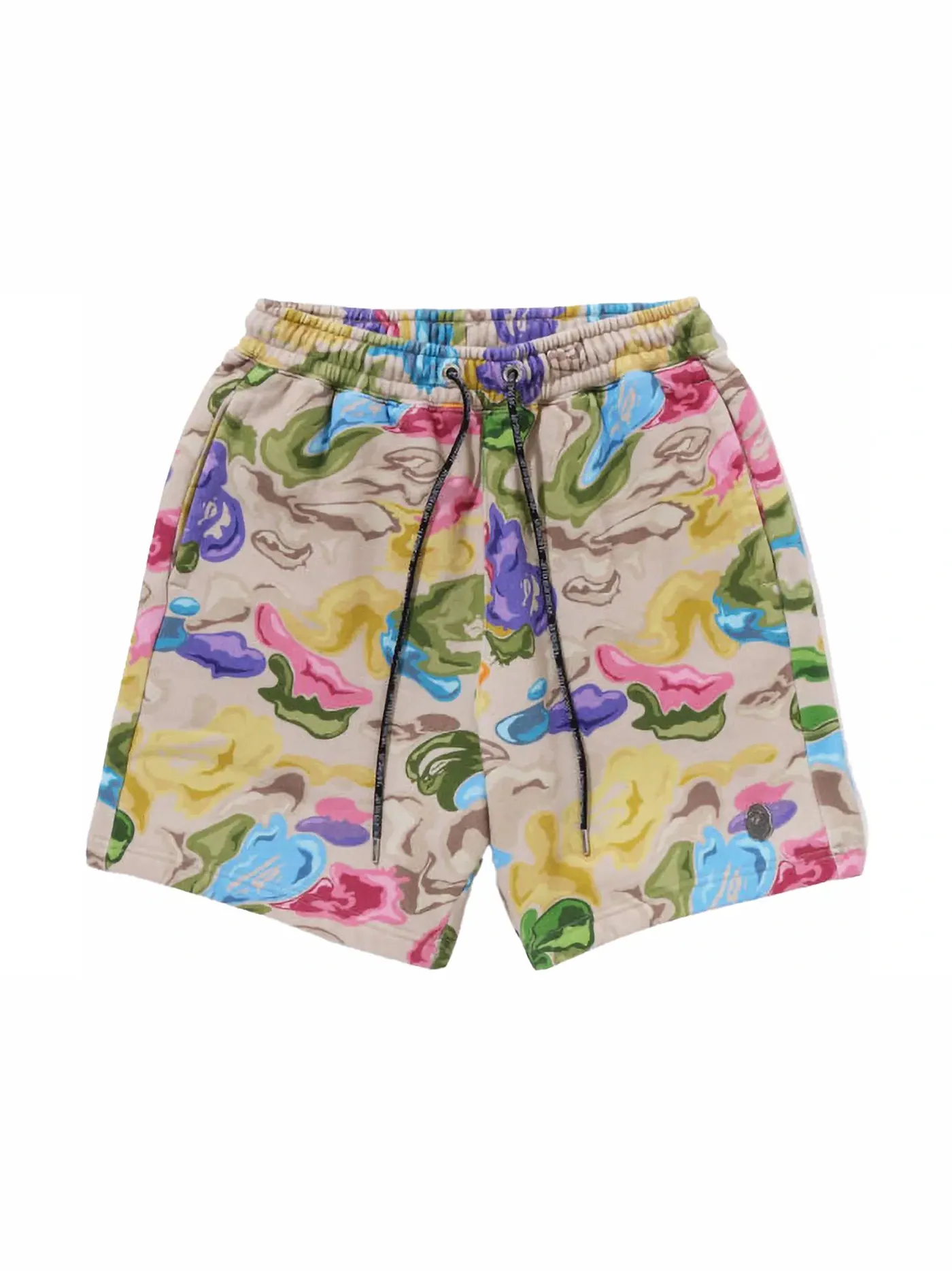 Мужские шорты с принтом BAPE A Bathing Ape Art Camo Sweat Shorts — изображение 1 из 1, мульти