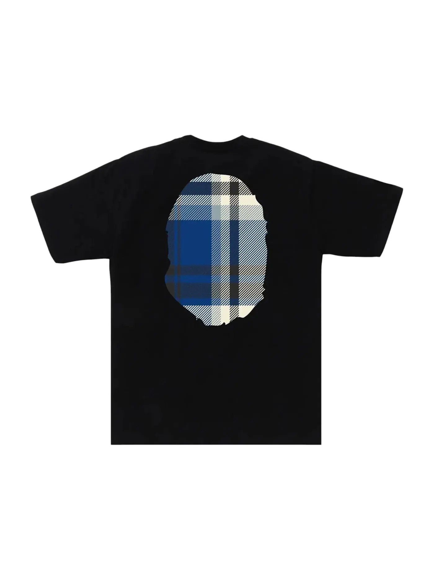 Мужская футболка с принтом Big Ape Head BAPE — изображение 2 из 2, черный