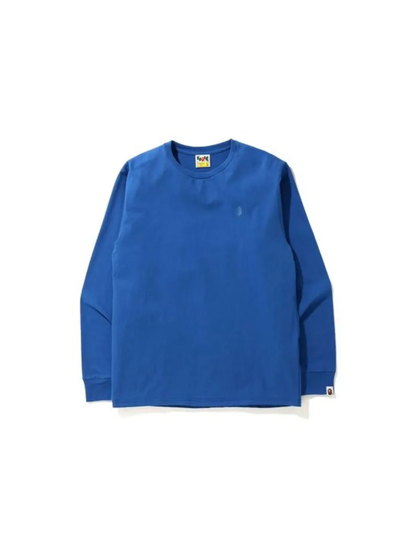 Мужская футболка с длинным рукавом BAPE Tee — изображение 1 из 1, синий