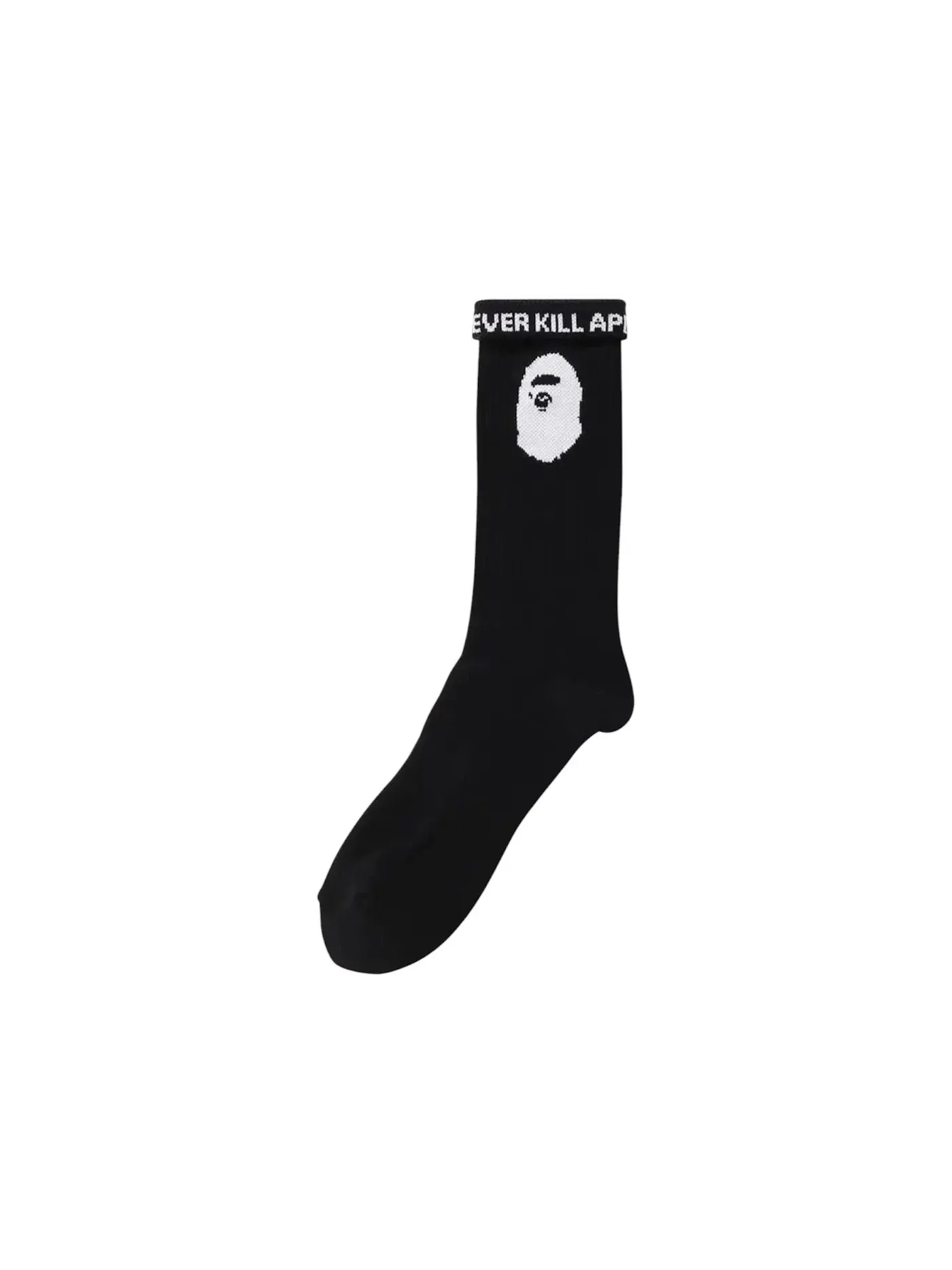 Мужские носки с логотипом BAPE A Bathing Ape — изображение 1 из 1, черный