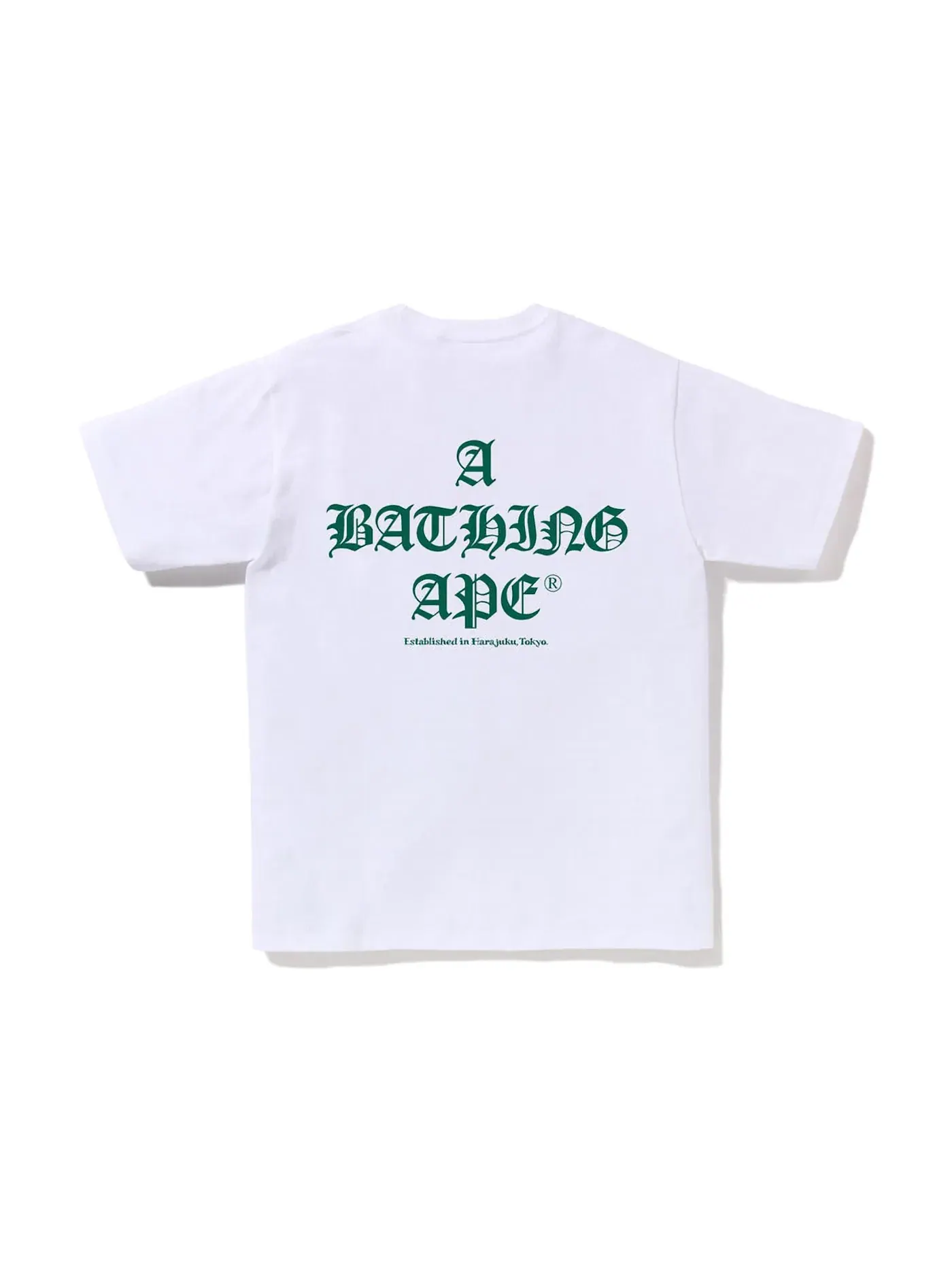 Мужская футболка с логотипом BAPE Tee — изображение 2 из 2, белый