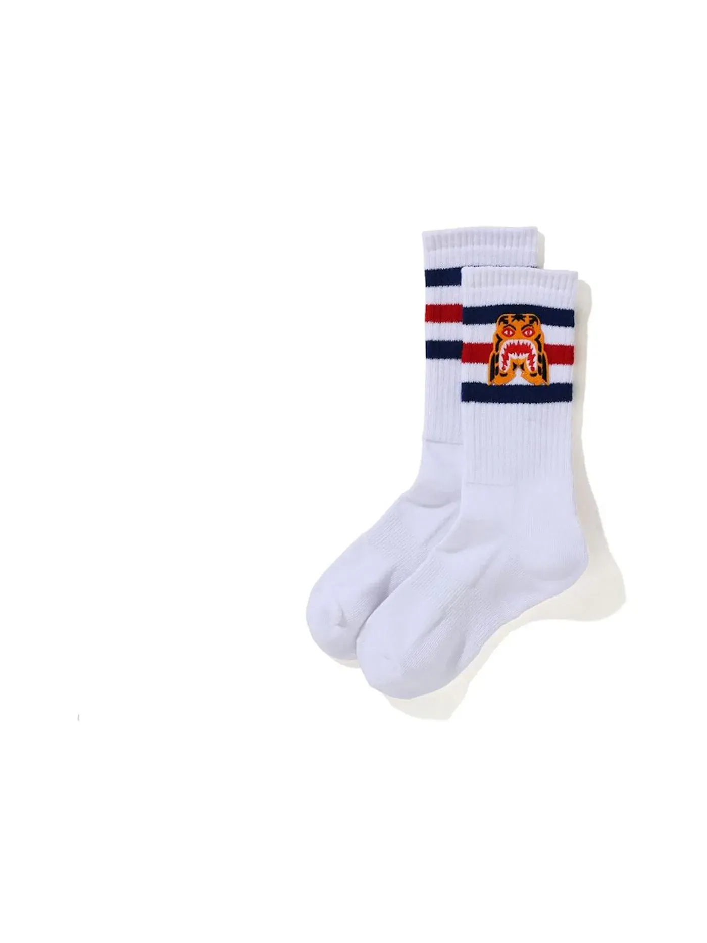 Носки BAPE A Bathing Ape Men Tiger — изображение 1 из 1, белый