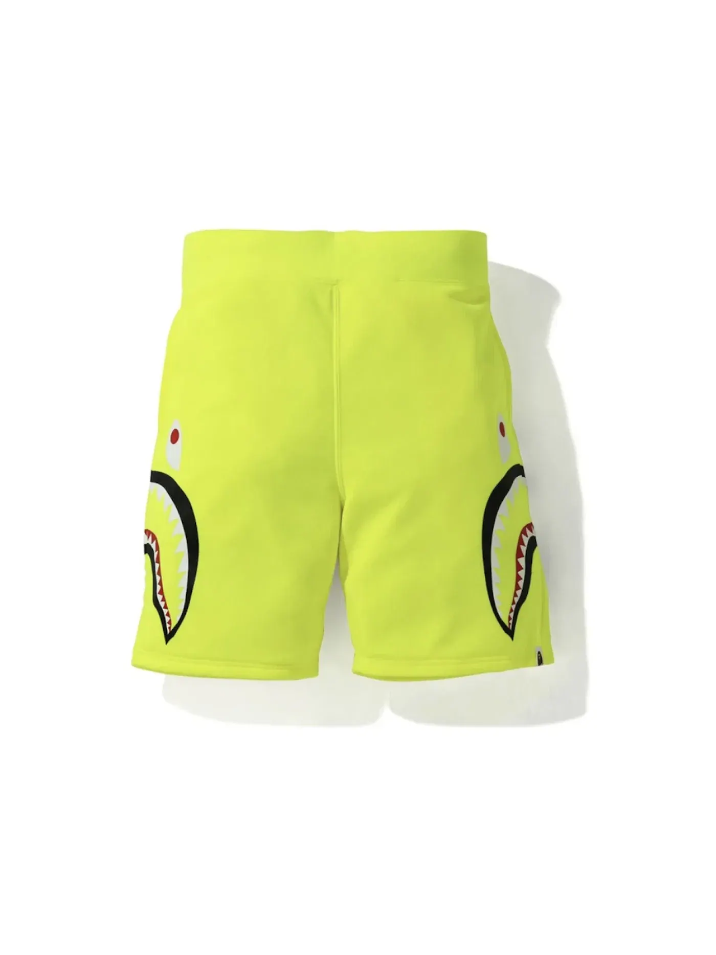 Мужские шорты с принтом BAPE A Bathing Ape Neon Shark Shorts — изображение 1 из 2, желтый