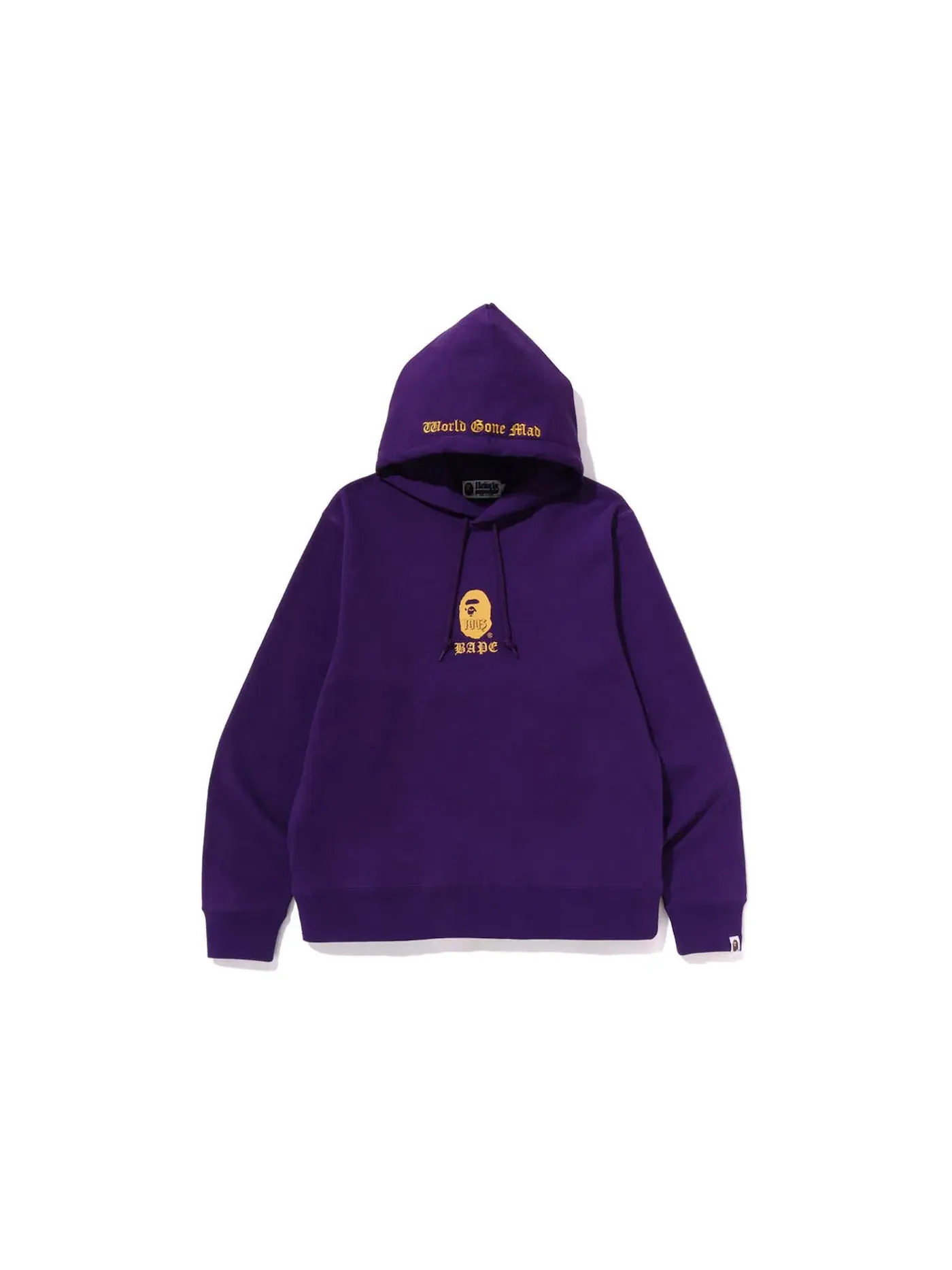 Мужской пуловер-худи BAPE — изображение 1 из 2, фиолетовый