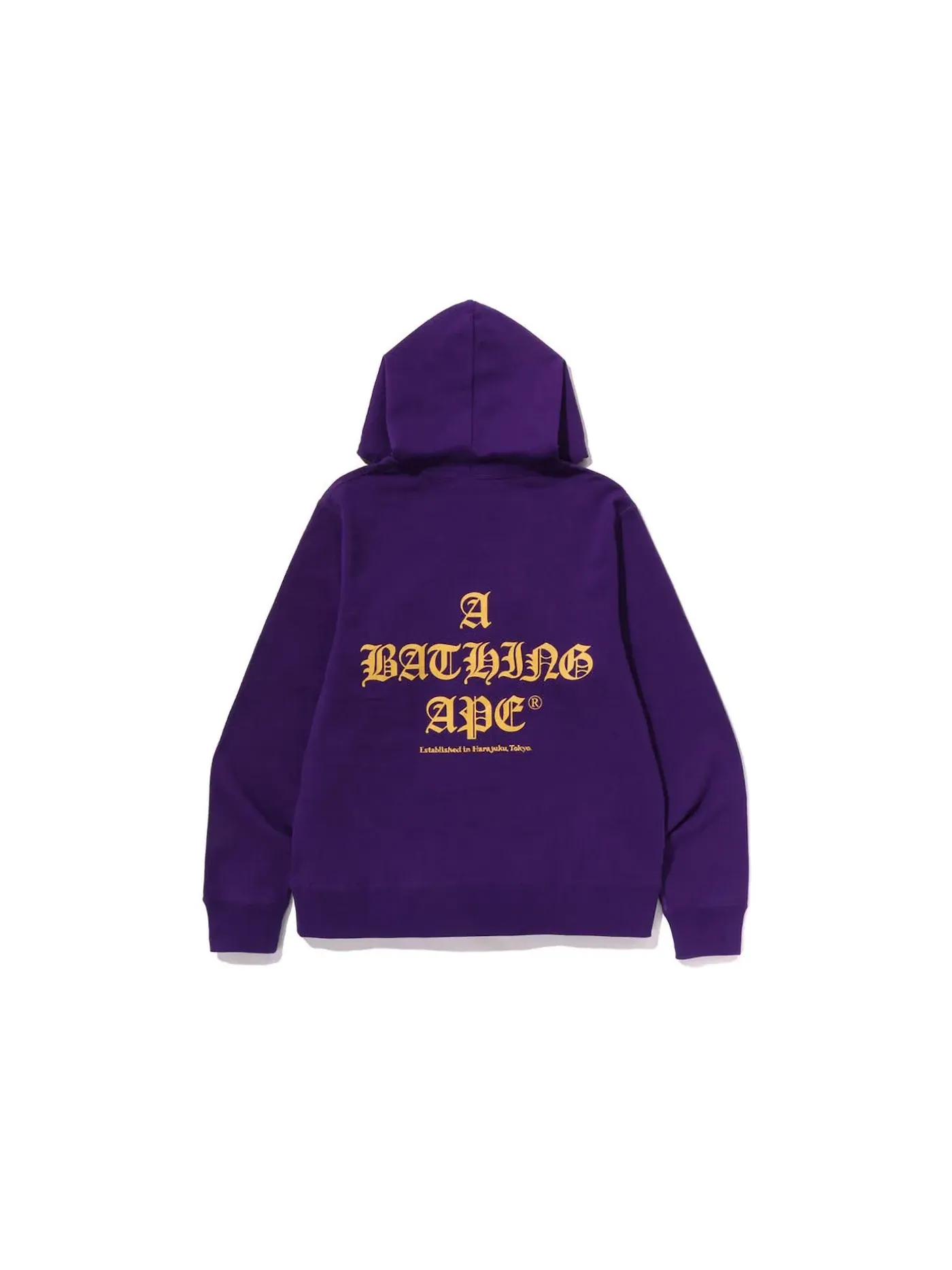 Мужской пуловер-худи BAPE — изображение 2 из 2, фиолетовый