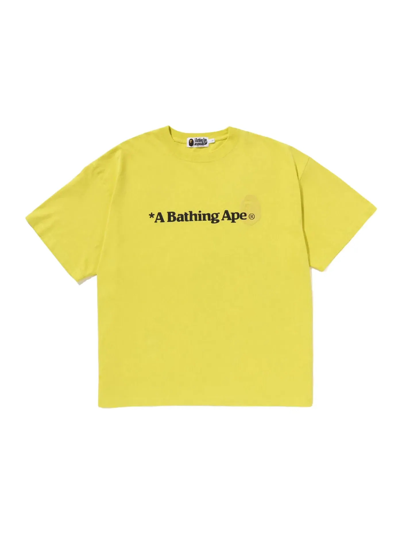 Мужская футболка свободного кроя BAPE Tee — изображение 1 из 1, желтый