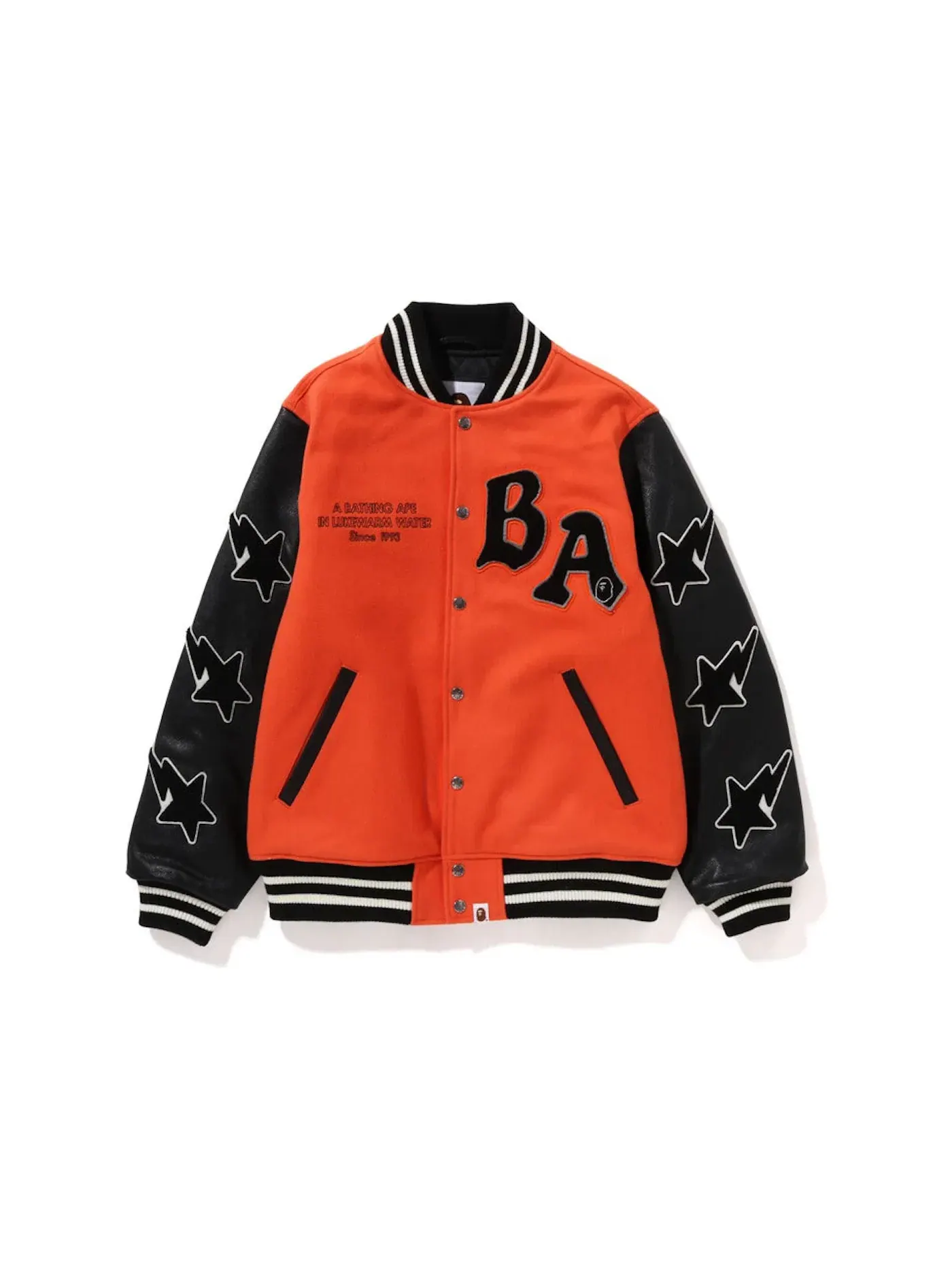 Мужская куртка-бомбер с длинным рукавом BAPE — изображение 1 из 2, оранжевый