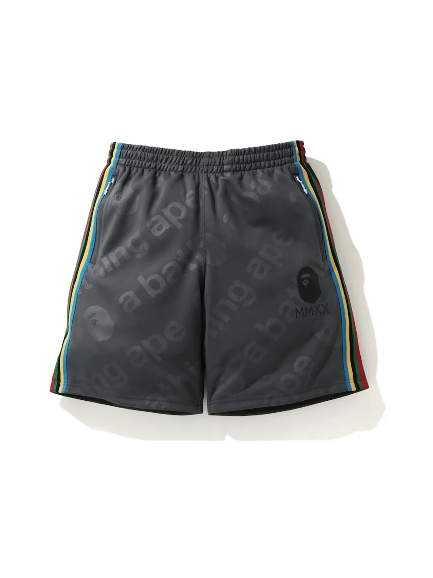 Мужские шорты с боковой лентой BAPE Shorts — изображение 1 из 1, серый